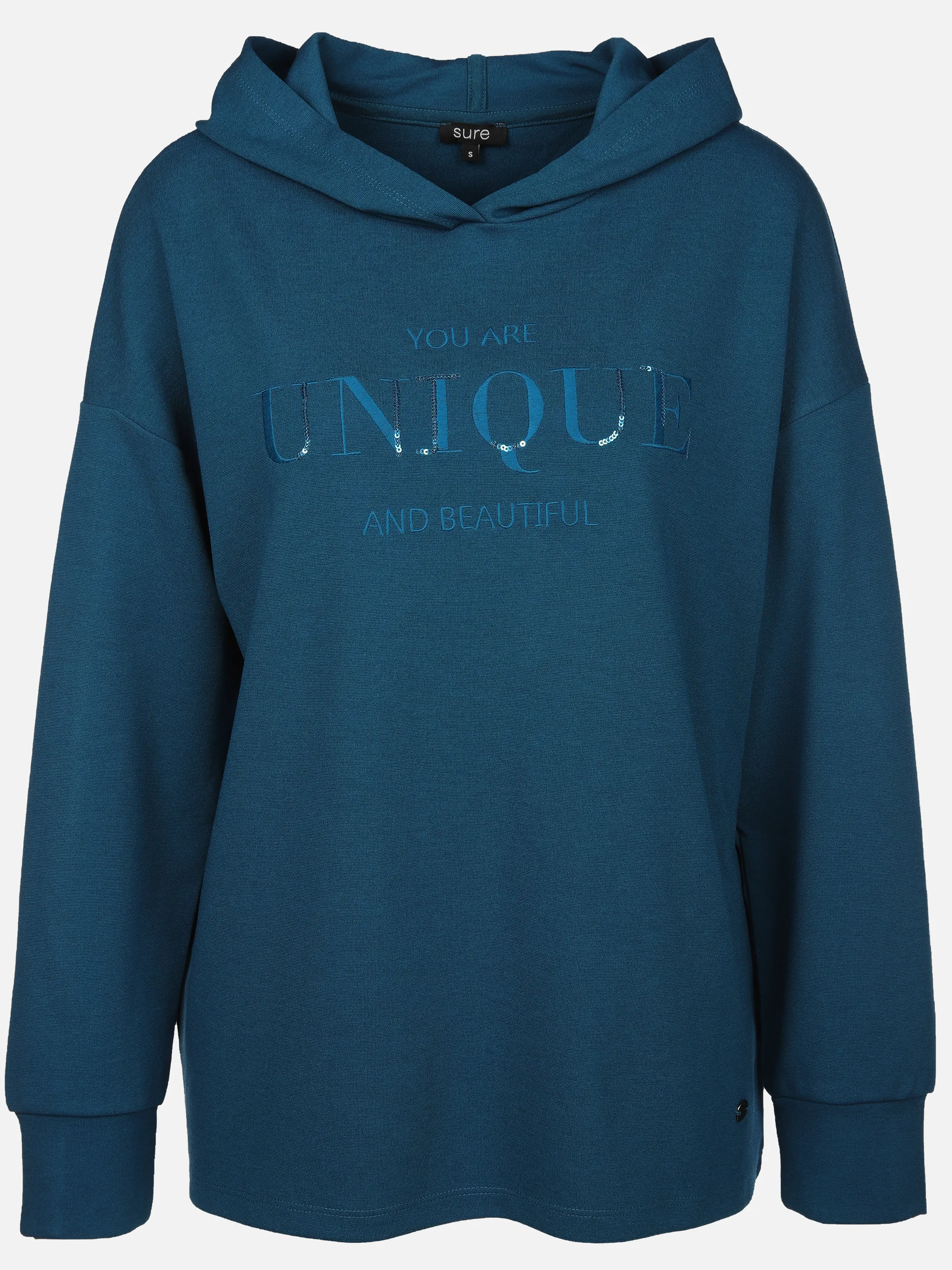 Sure Da-Sweatshirt m. Kapuze Blau 913336 BLUE 1