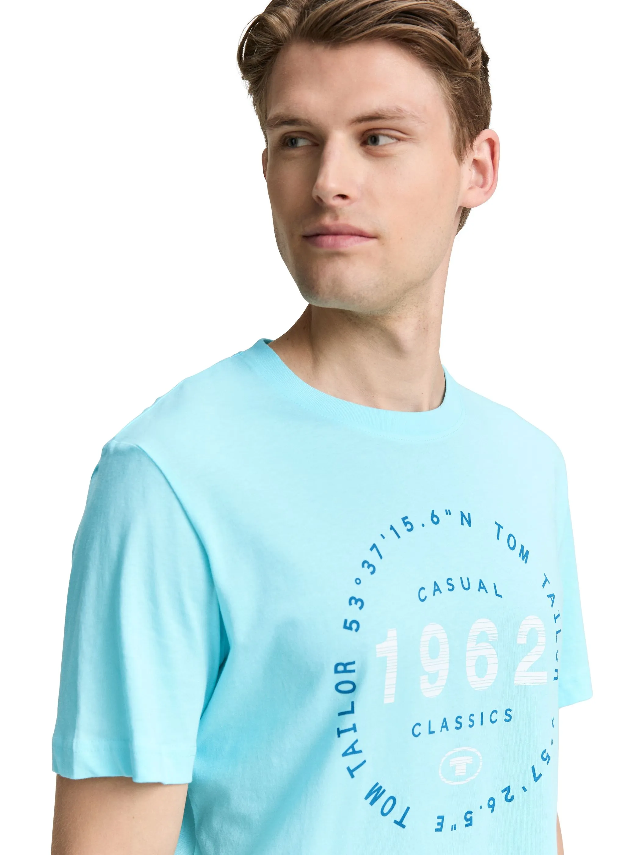 Tom Tailor 1046793 t-shirt with print Türkis 910586 34921 Tom Tailor 1046793 t-shirt with print Türkis 910586 34921