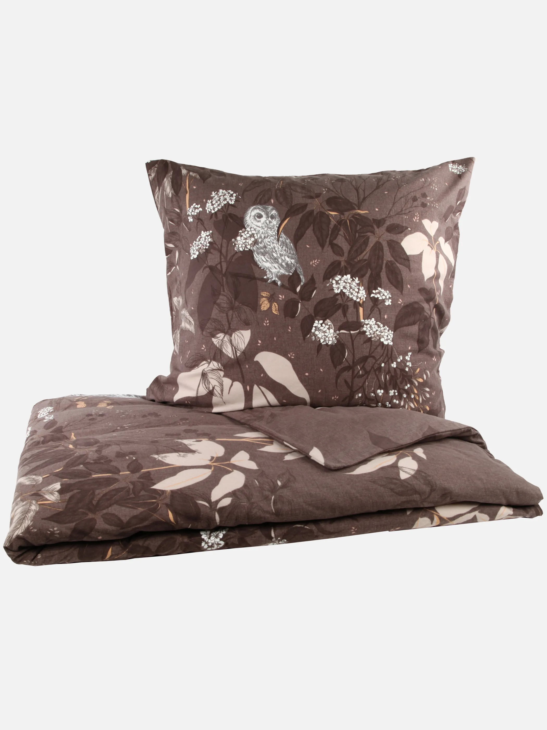 Kaeppel I Biberbettwäsche Schneeeule 135 Braun 918620 BRAUN 1