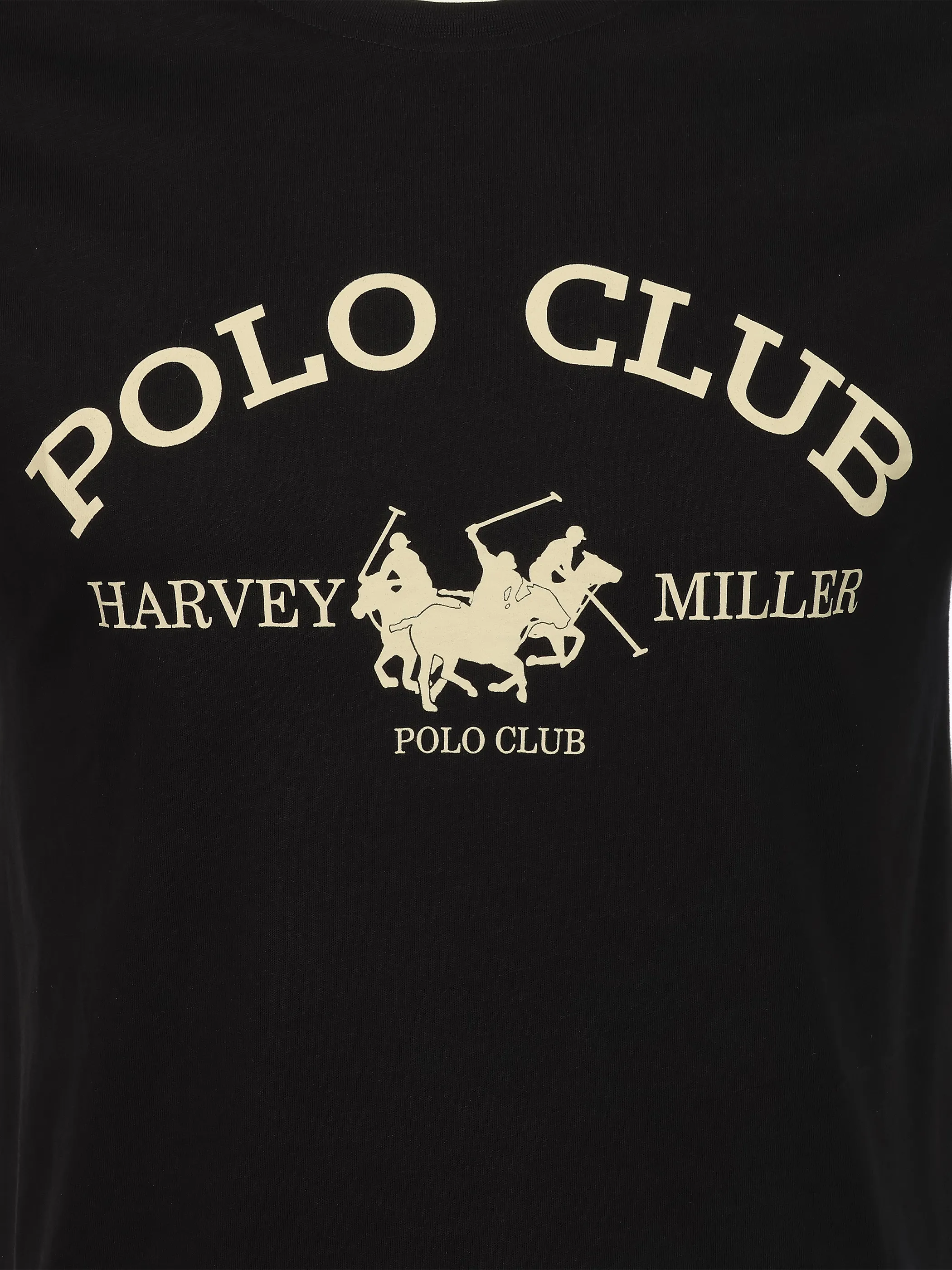 Harvey Miller He. T-Shirt 1/2 Arm Logo HRM44 Schwarz 926263 BLACK 3