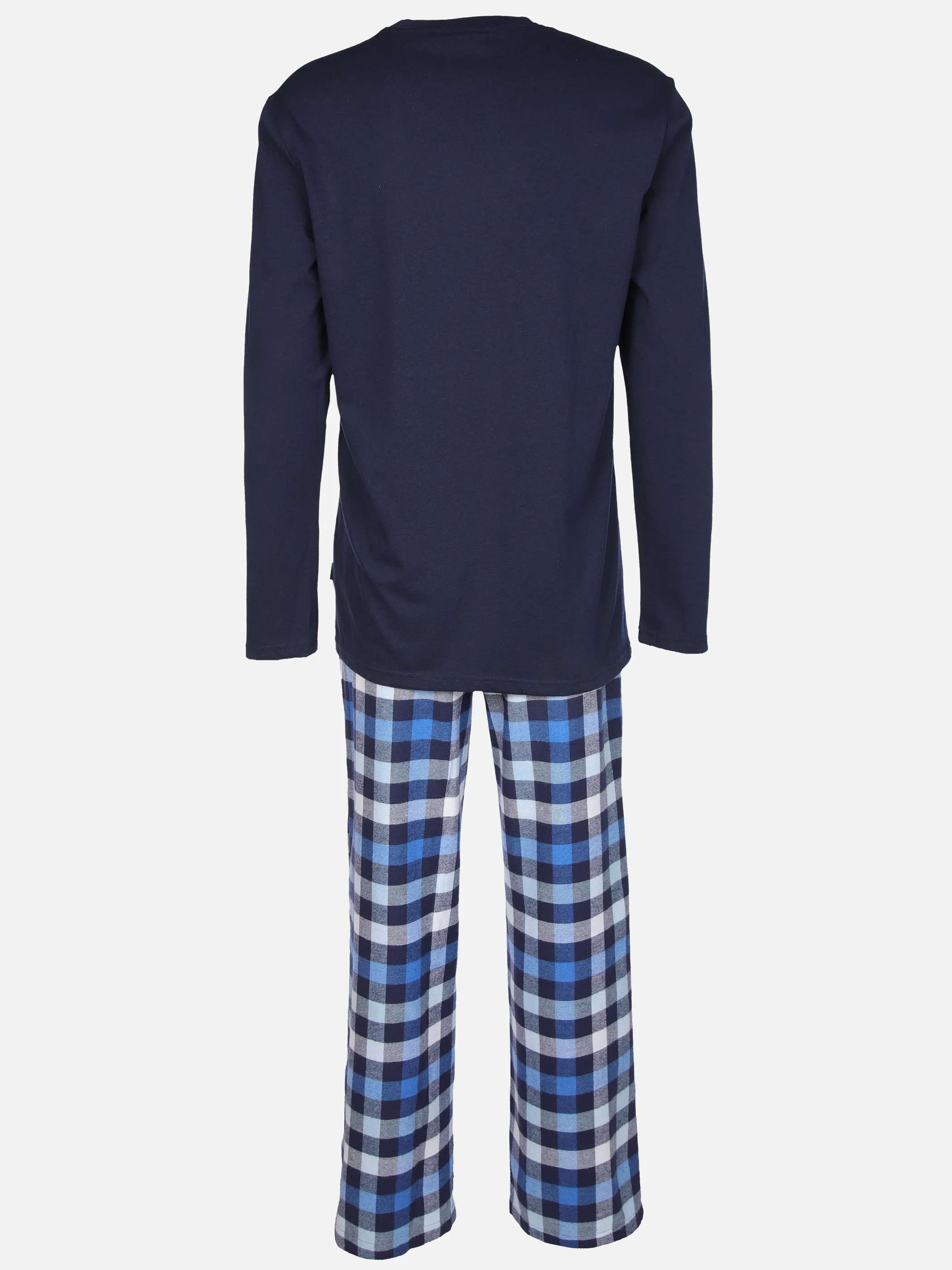 Jim Spencer He. Schlafanzug lang Hose karr Blau 913585 BLAU 2 Jim Spencer He. Schlafanzug lang Hose karr Blau 913585 BLAU 2