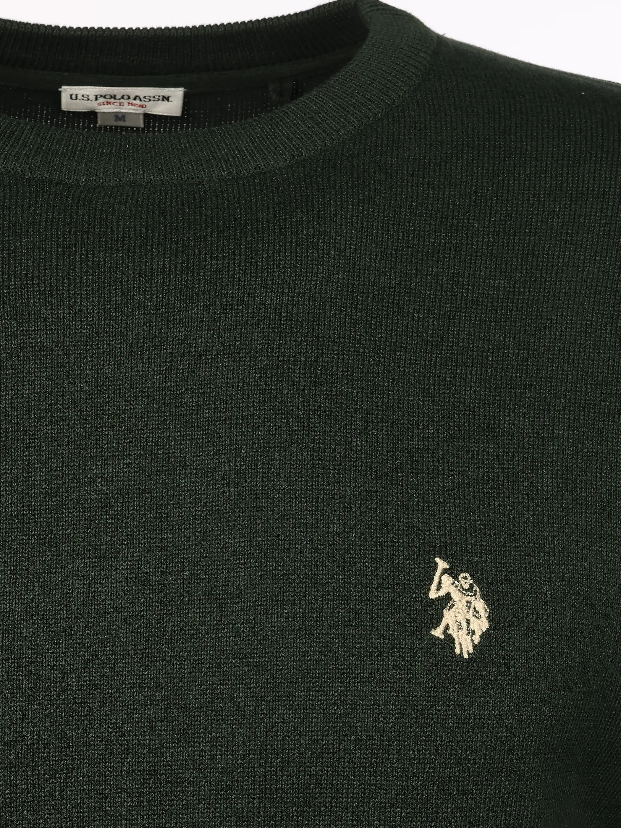U.S. Polo Assn. Pullover US16859 Grün 930967 DKGREEN346 3
