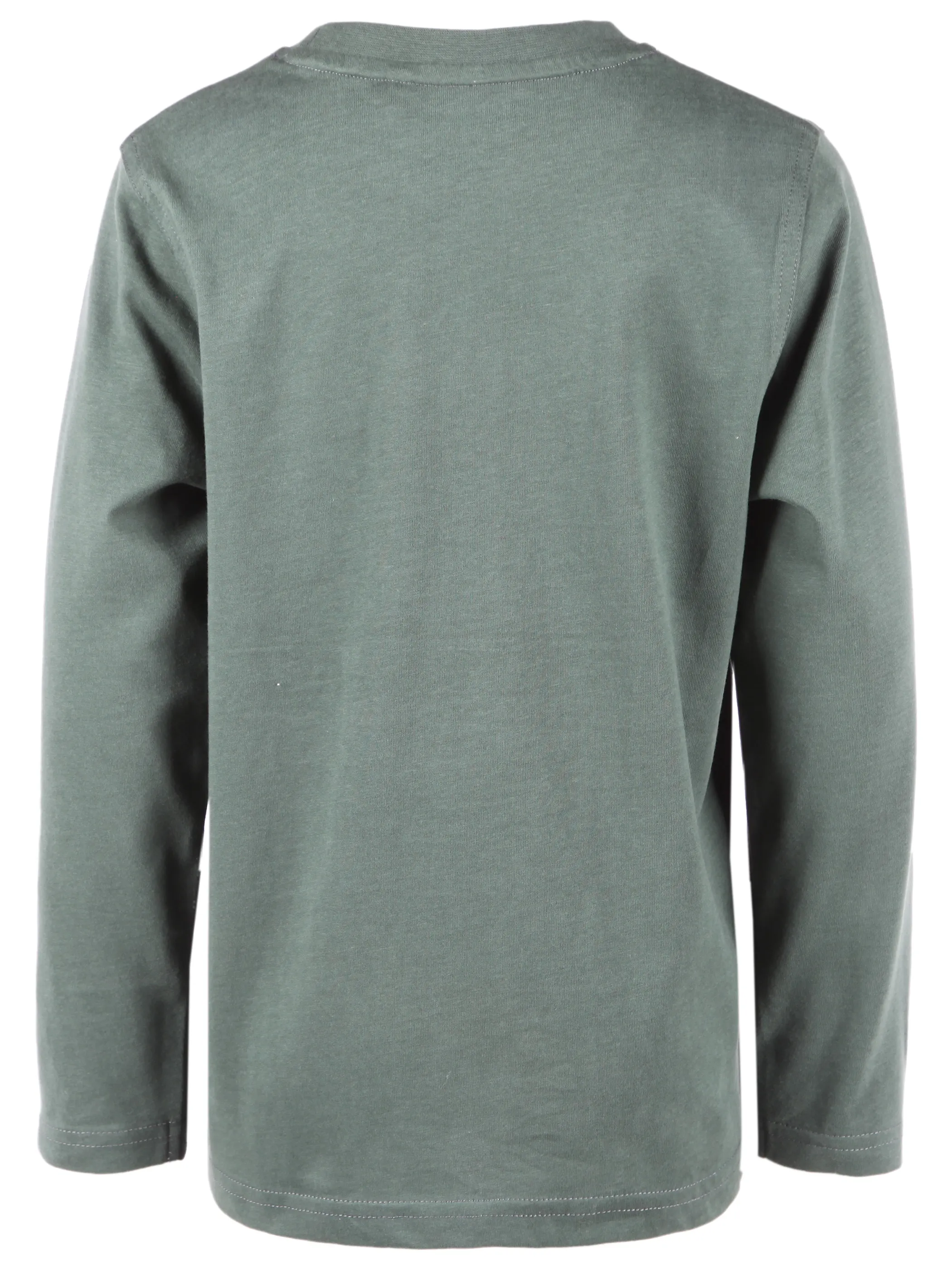 One Way KJ Longsleeve mit Bagger Print in grün Grün 913464 GRÜN 2
