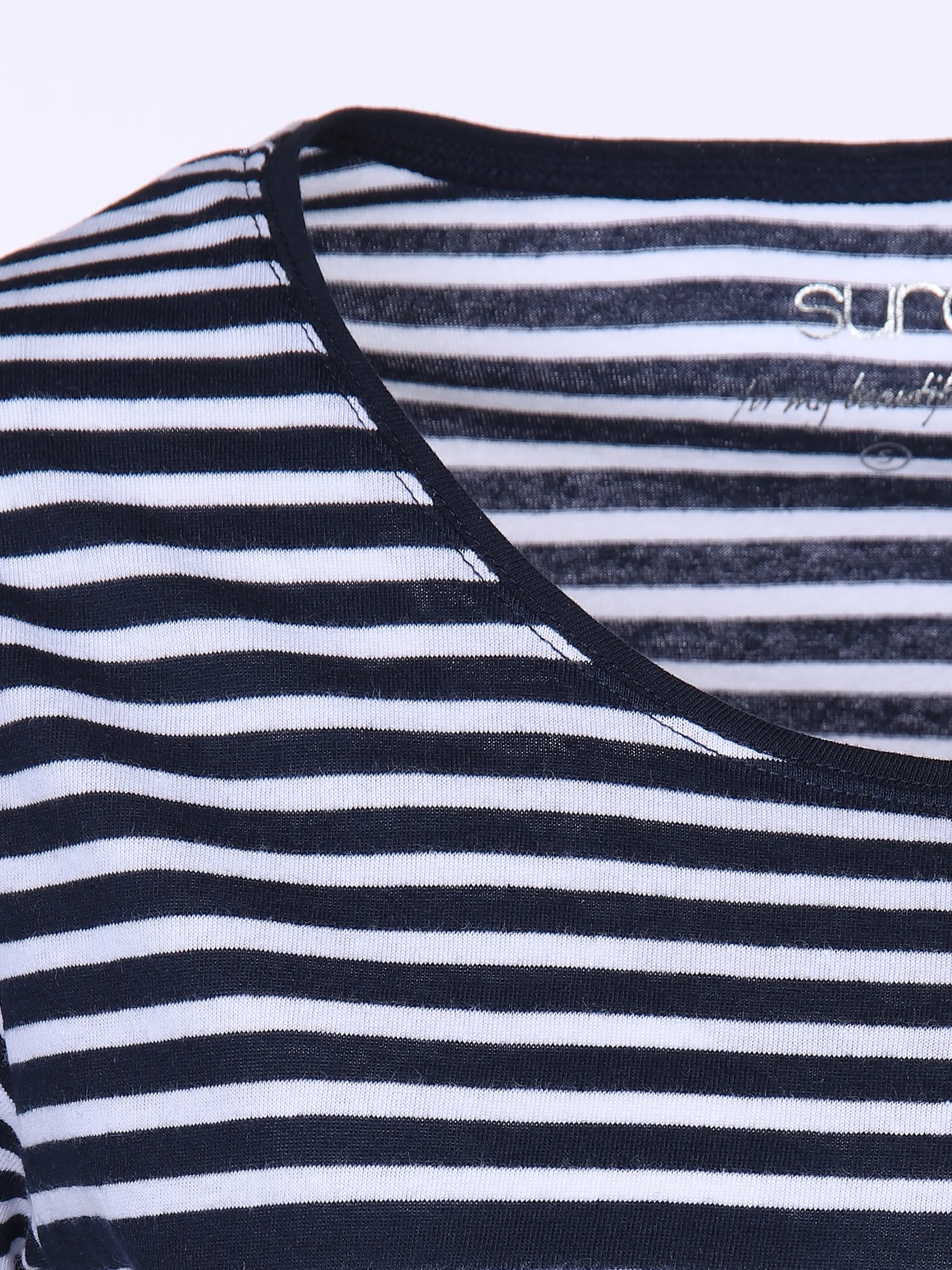 Sure Da-T-Shirt 2er-Pack Streifen/U Blau 851459 NAVY-WHIT/ 3 Sure Da-T-Shirt 2er-Pack Streifen/U Blau 851459 NAVY-WHIT/ 3