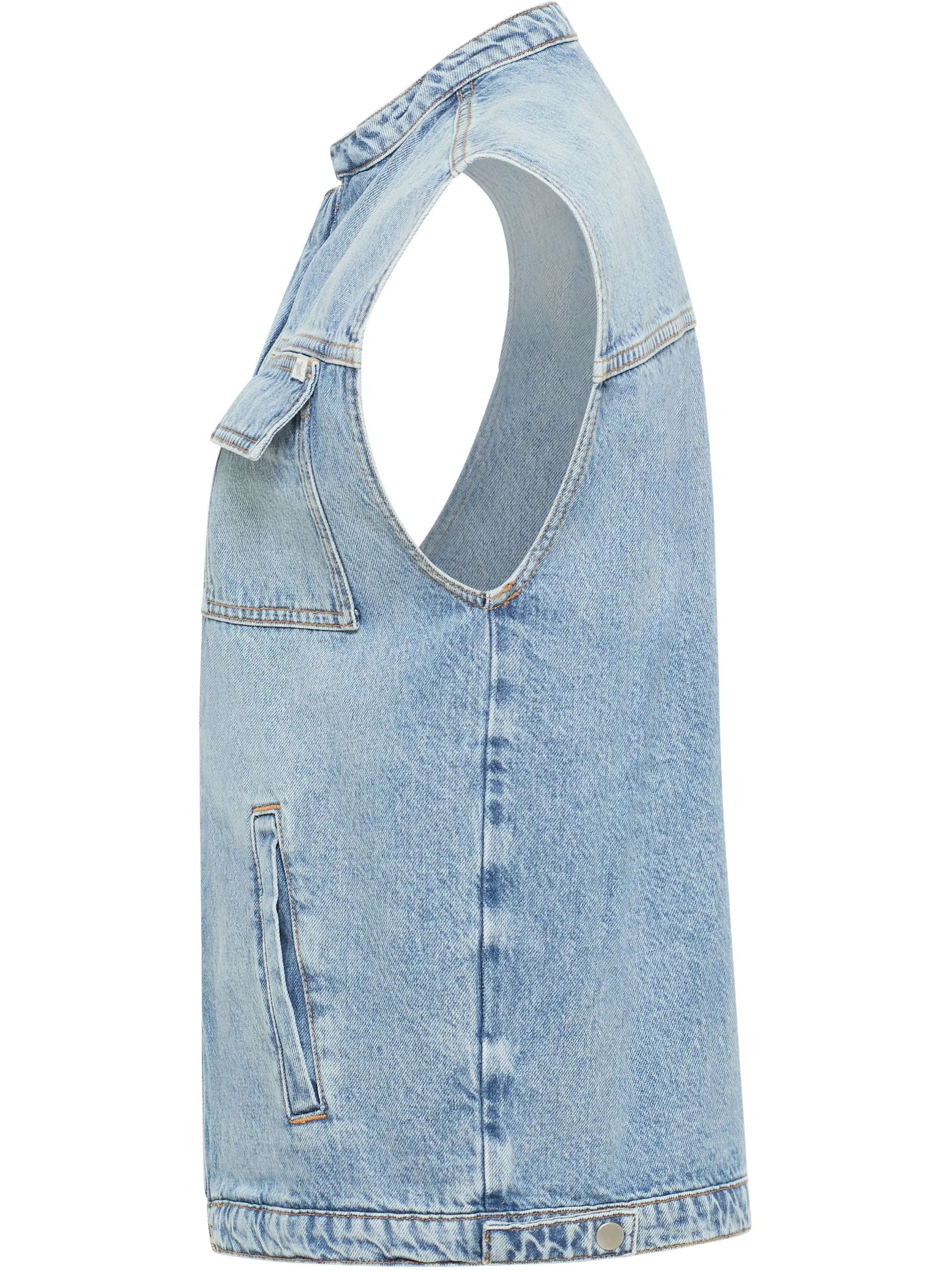 Mustang 1016570 STYLE KAY DENIM VEST Blau 911681 5000311 3