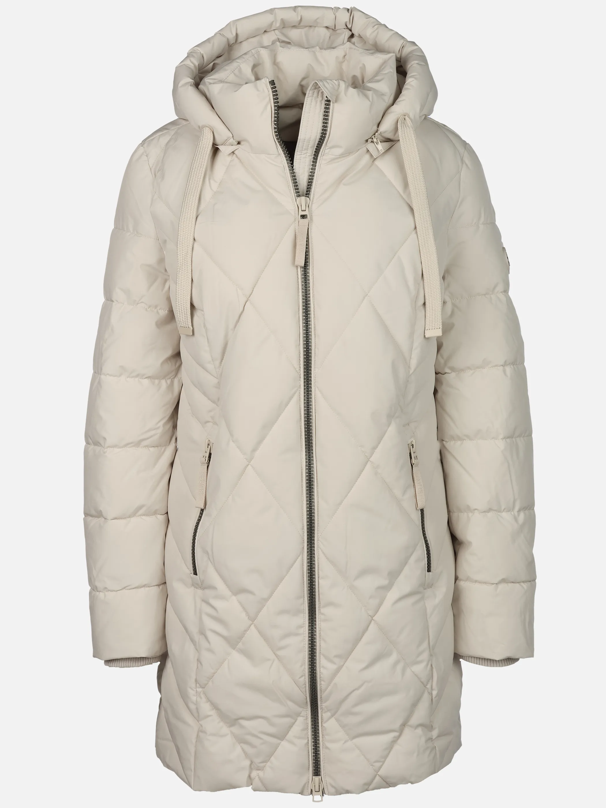 Sure Da-Steppmantel m. Kapuze Beige 913056 MOONBEAM 1