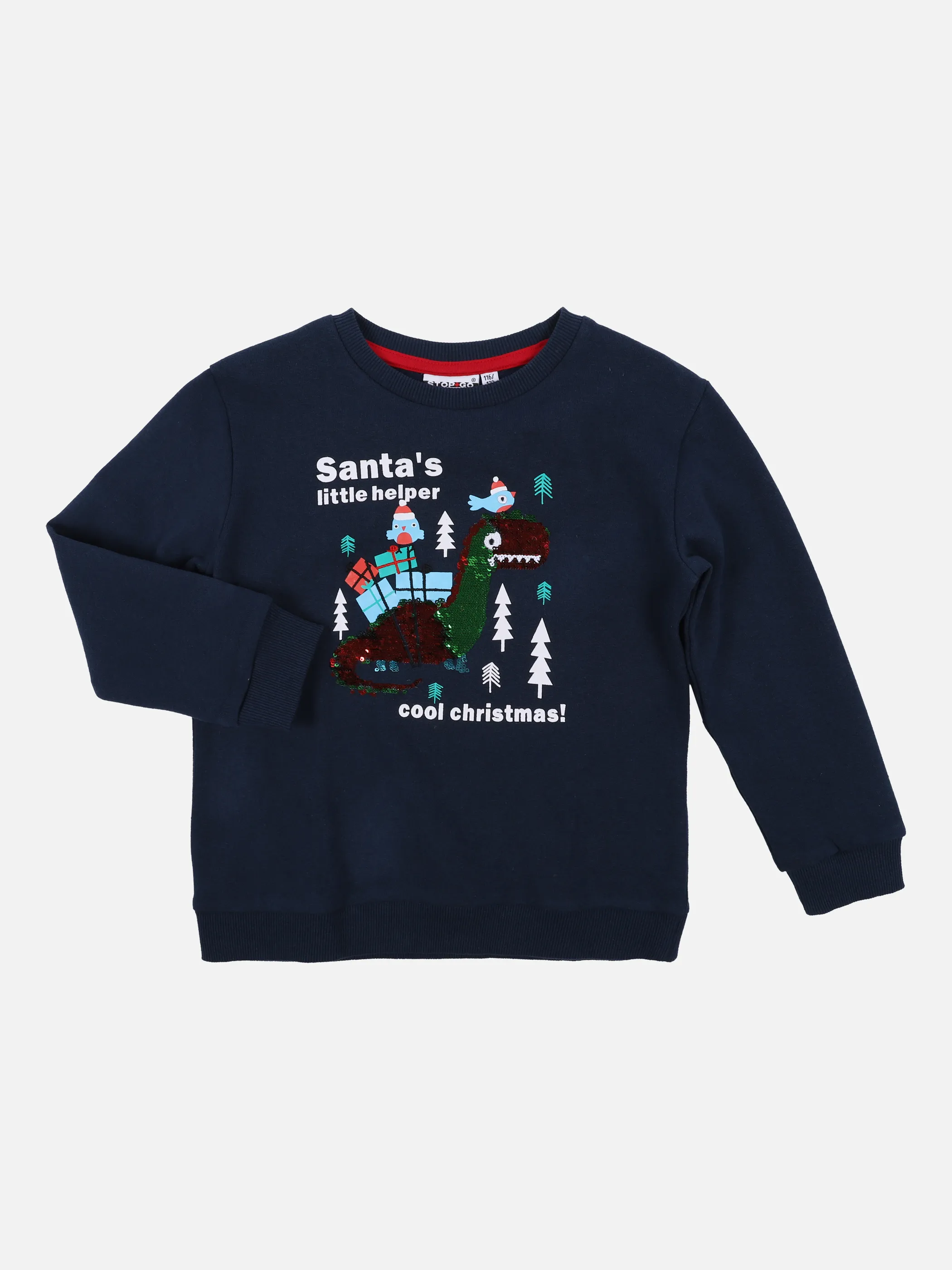 Stop + Go MB Weihnachts Sweatshirt blau Blau 857665 BLAU 1