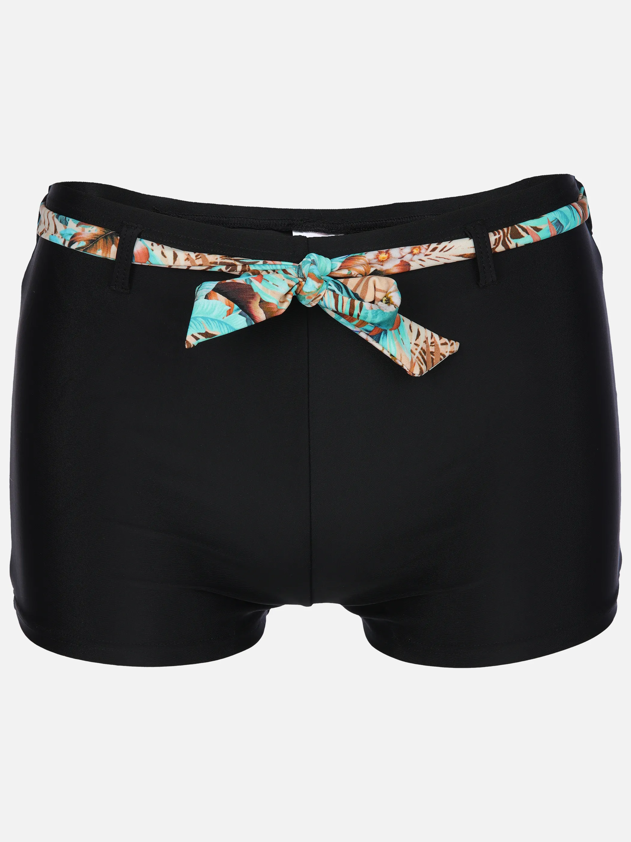 Grinario Sports Da-Bikini Shorts mit Bindeband Schwarz 906282 BLACK 1