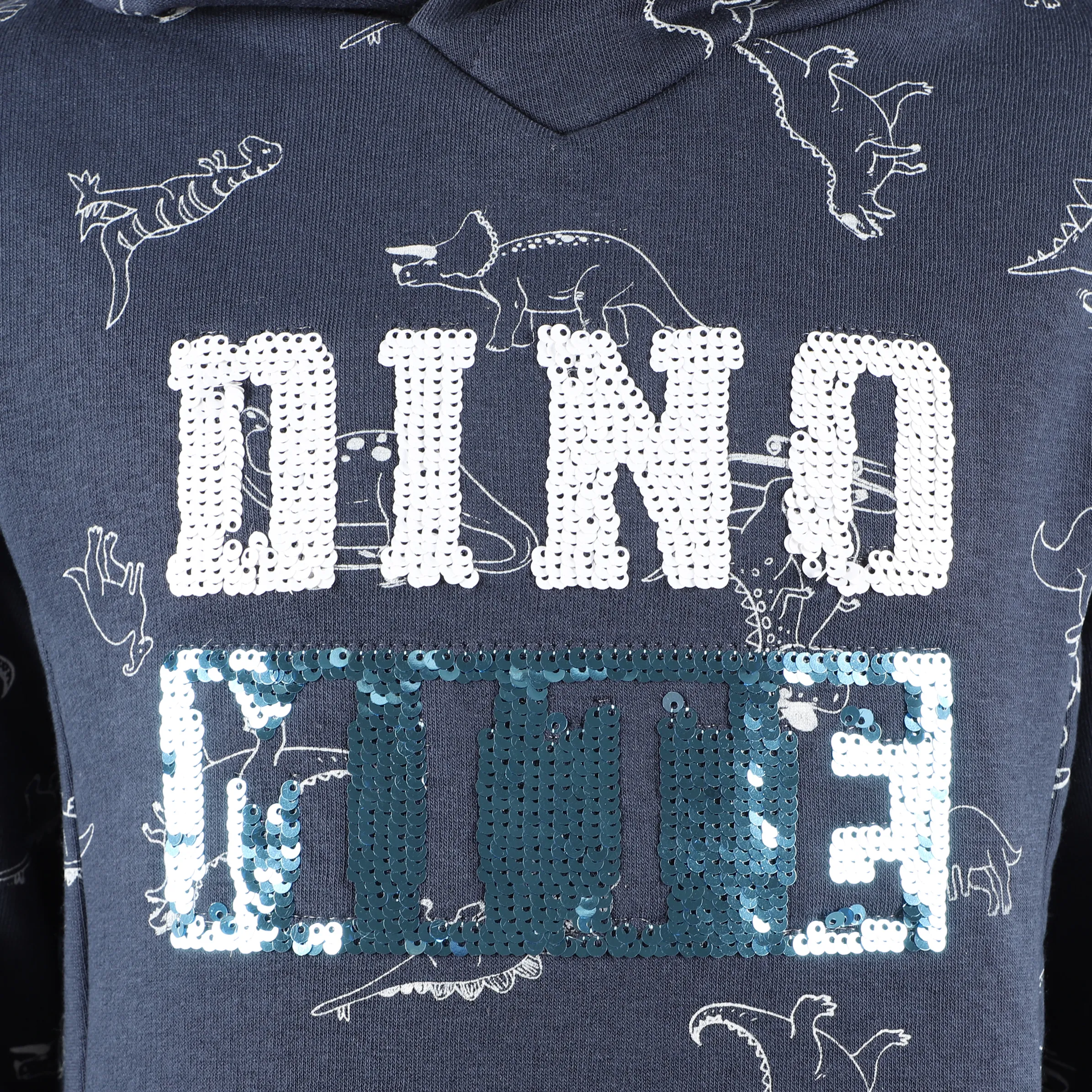 Stop + Go KJ Hoodie in navy mit AOP Dino Blau 881524 NAVY 3 Stop + Go KJ Hoodie in navy mit AOP Dino Blau 881524 NAVY 3