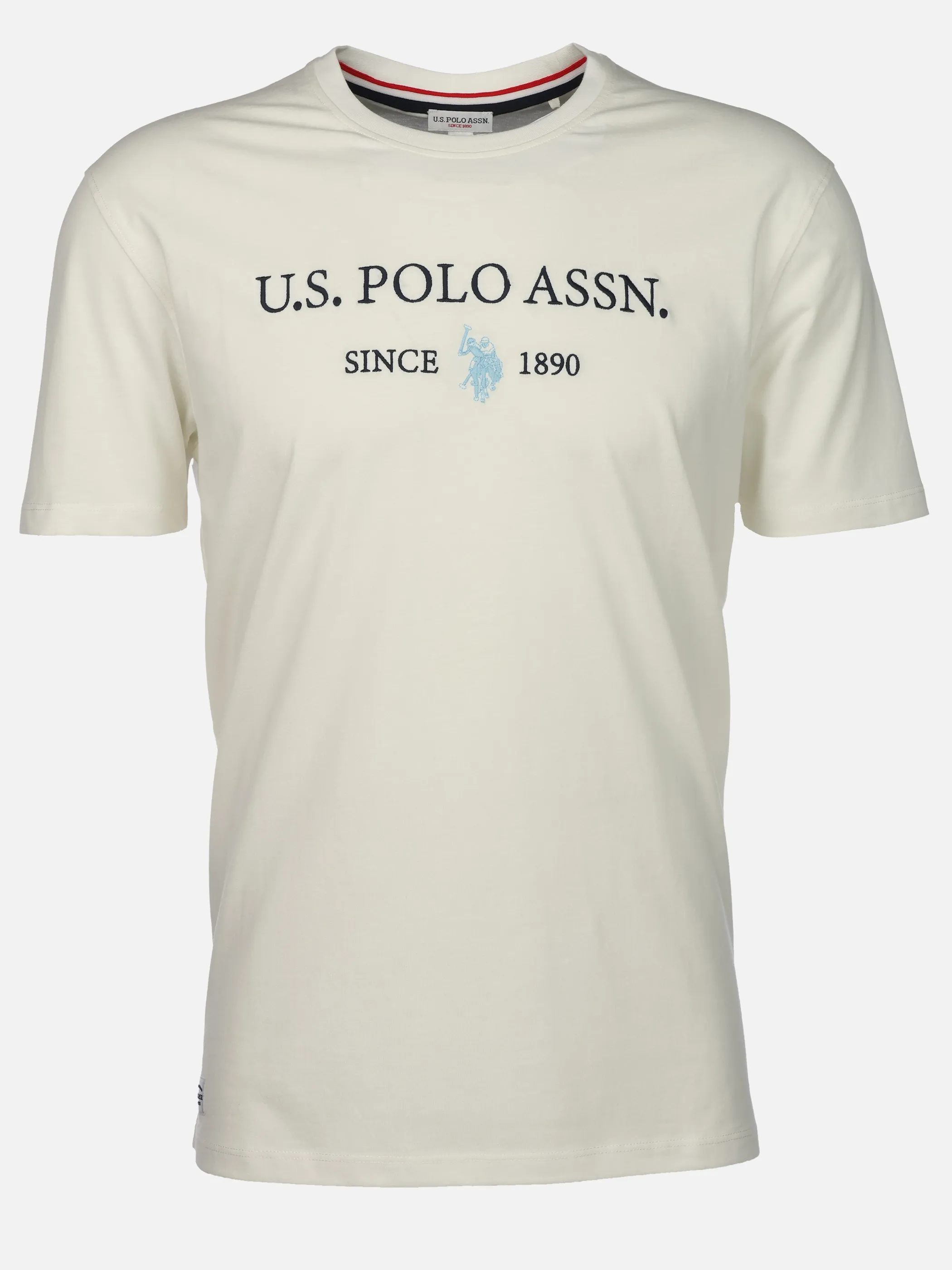 U.S. Polo Assn. T-Shirt Weiß 924153 101-WHITE 1