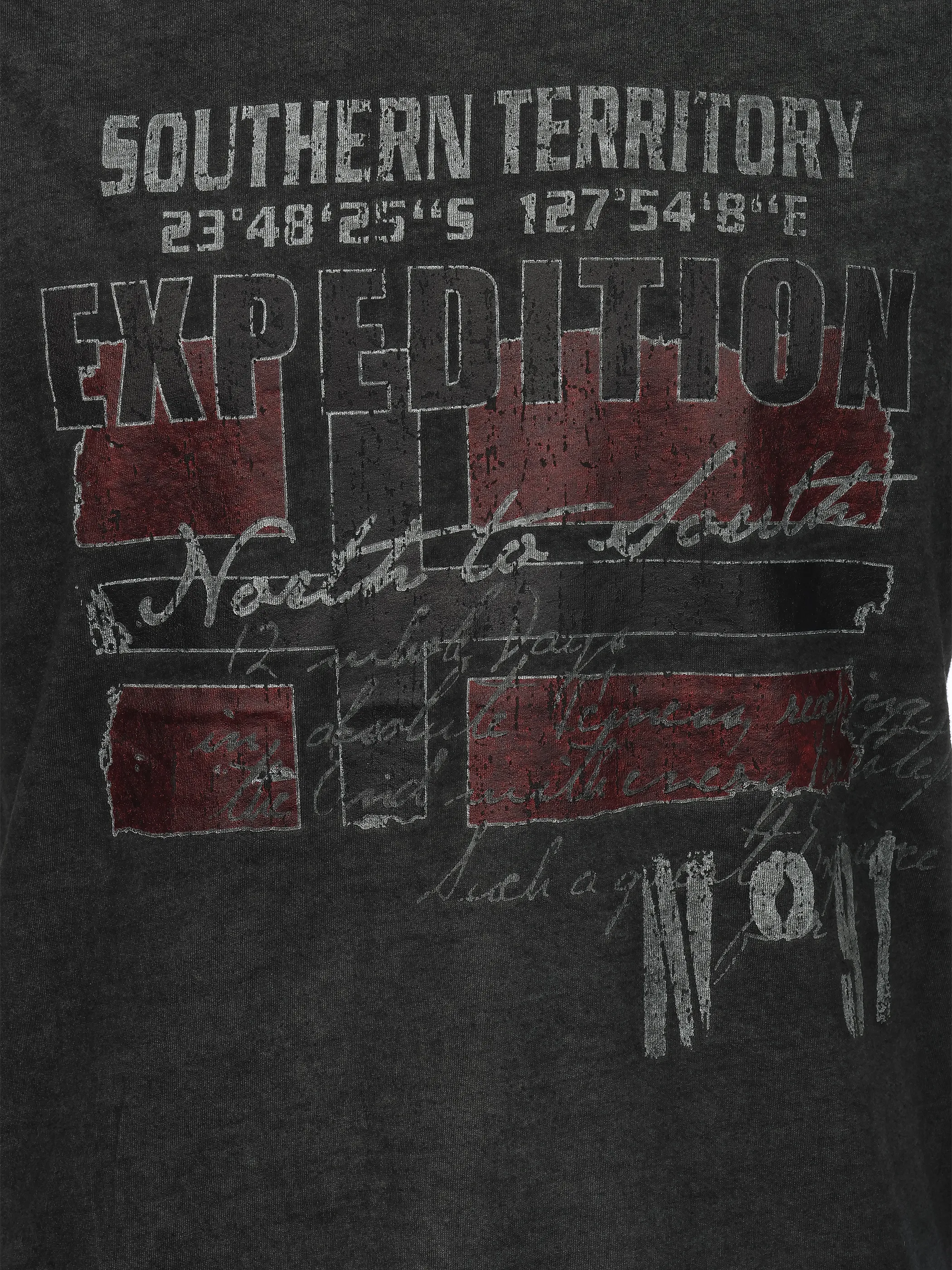 Southern Territory He. Muscleshirt oilwash Schwarz 926172 BLACK 3