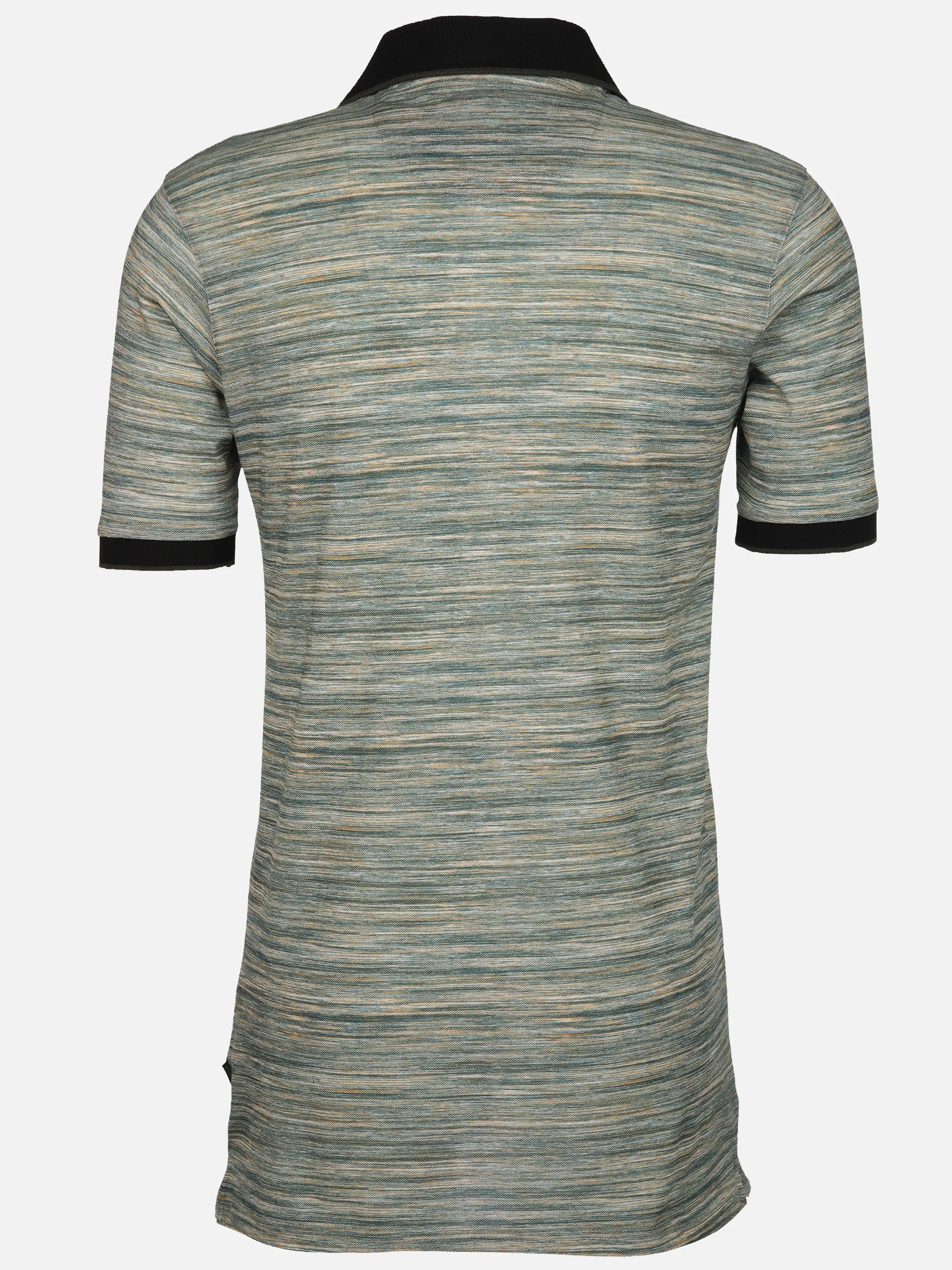 Jim Spencer He. Poloshirt 1/2 space print Grün 910732 MINT 2
