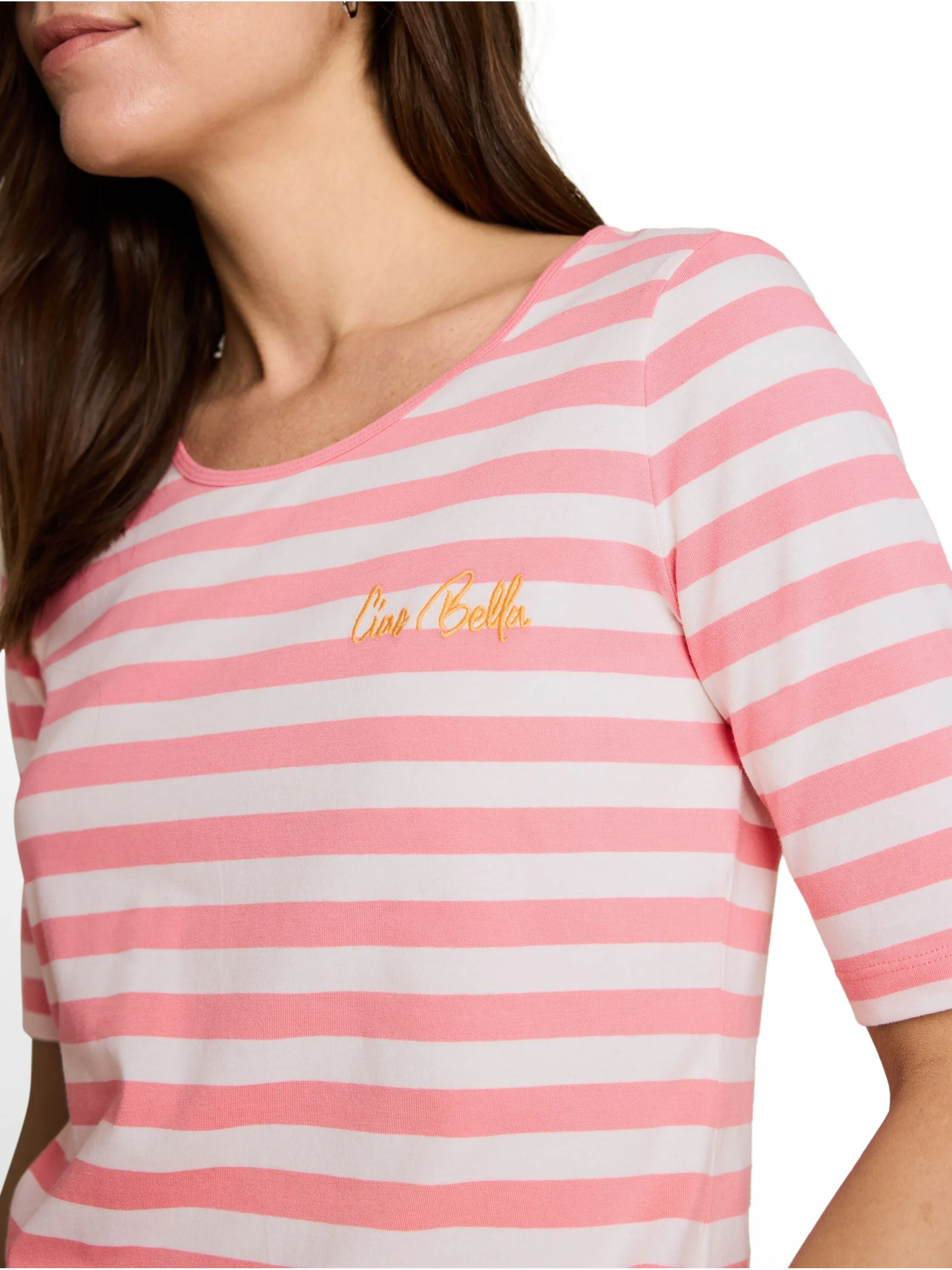 Tom Tailor 1051218 T-Shirt small embro Pink 926015 40331 3