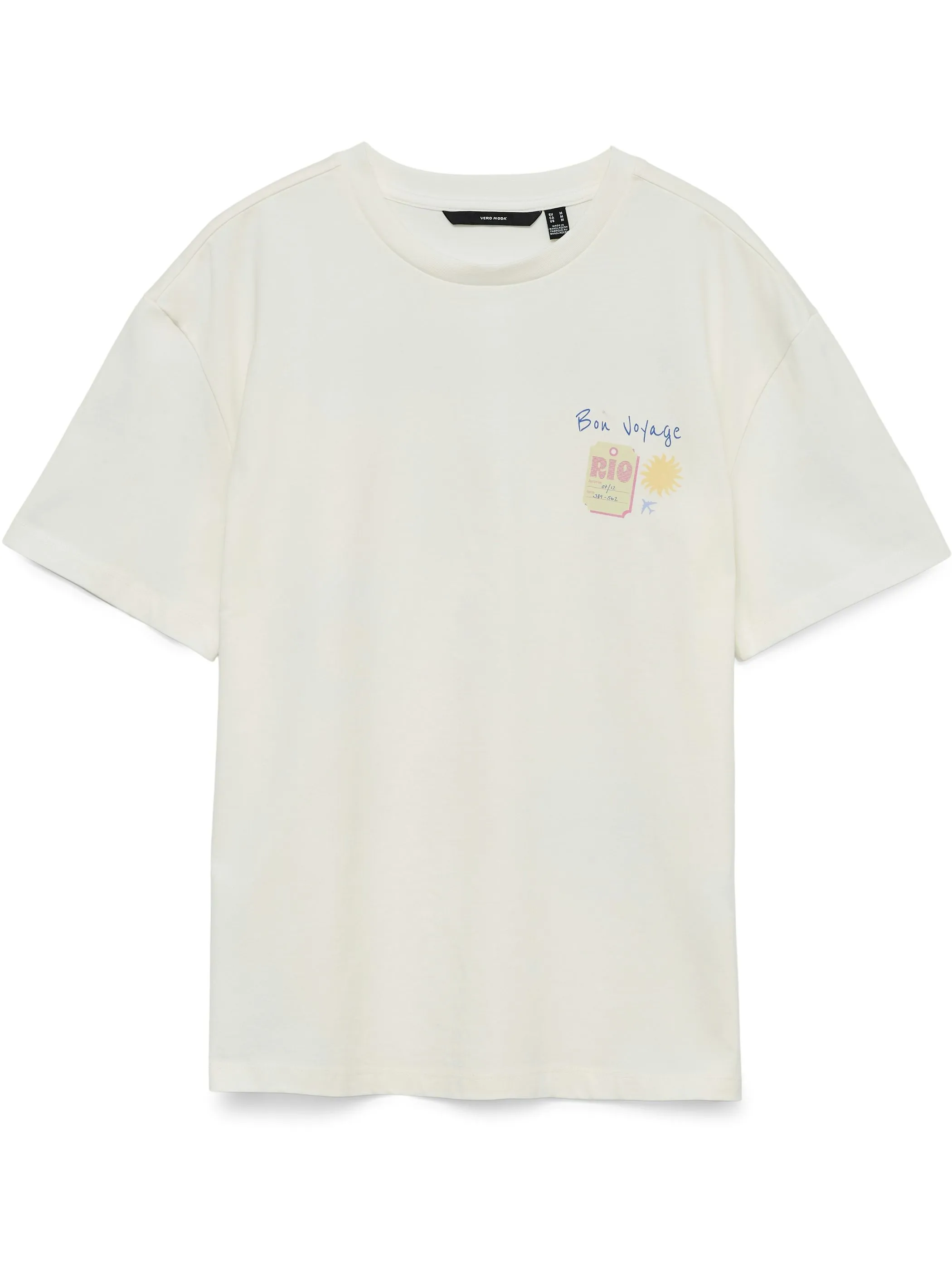 Vero Moda 10341998 VMNINNA MIA SS TOP BO Weiß 922279 175598001 5