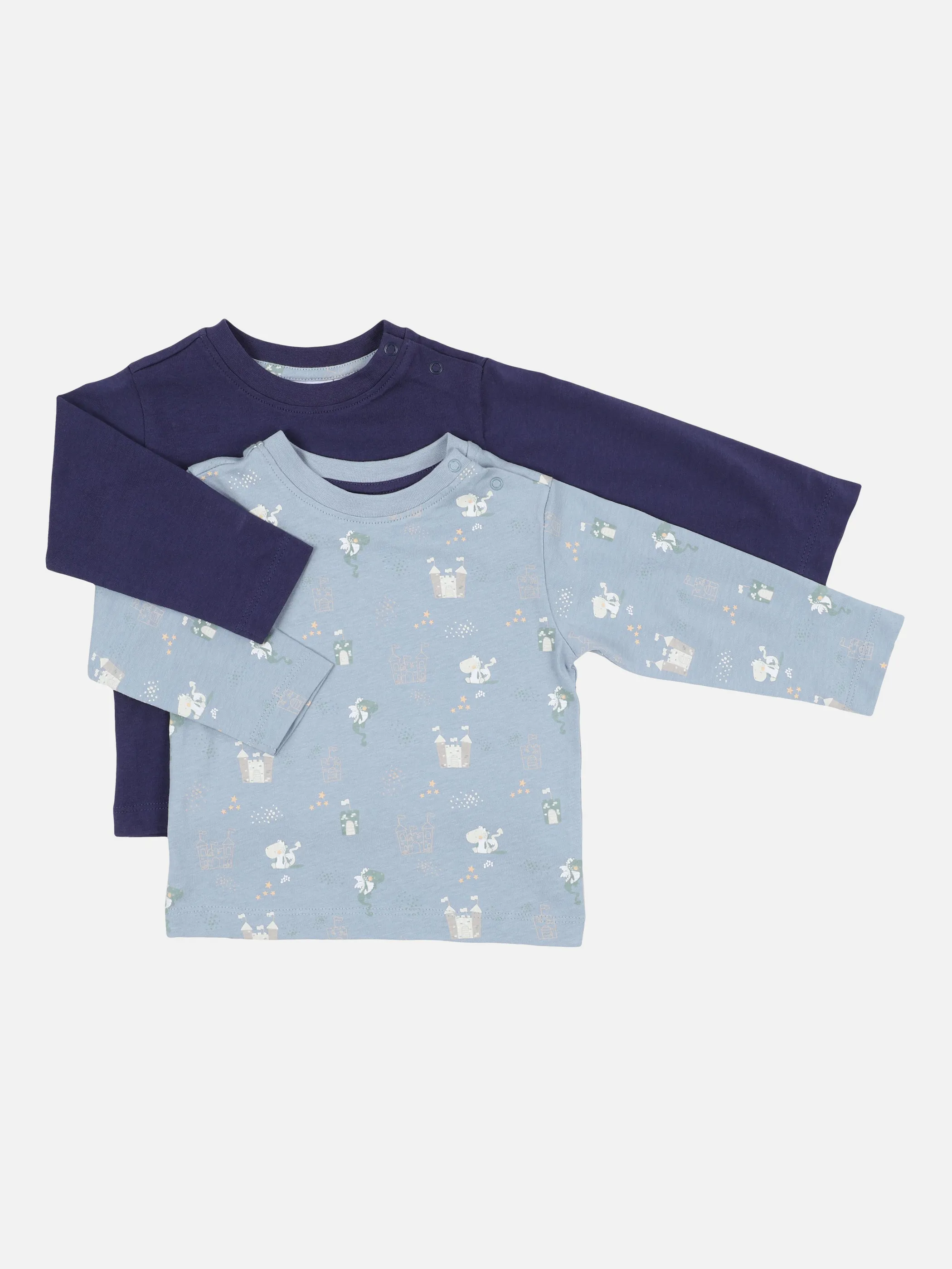 Bubble Gum BB Longsleeve Shirt 2er Pack Grün 868457 BLAU 1 Bubble Gum BB Longsleeve Shirt 2er Pack Grün 868457 BLAU 1