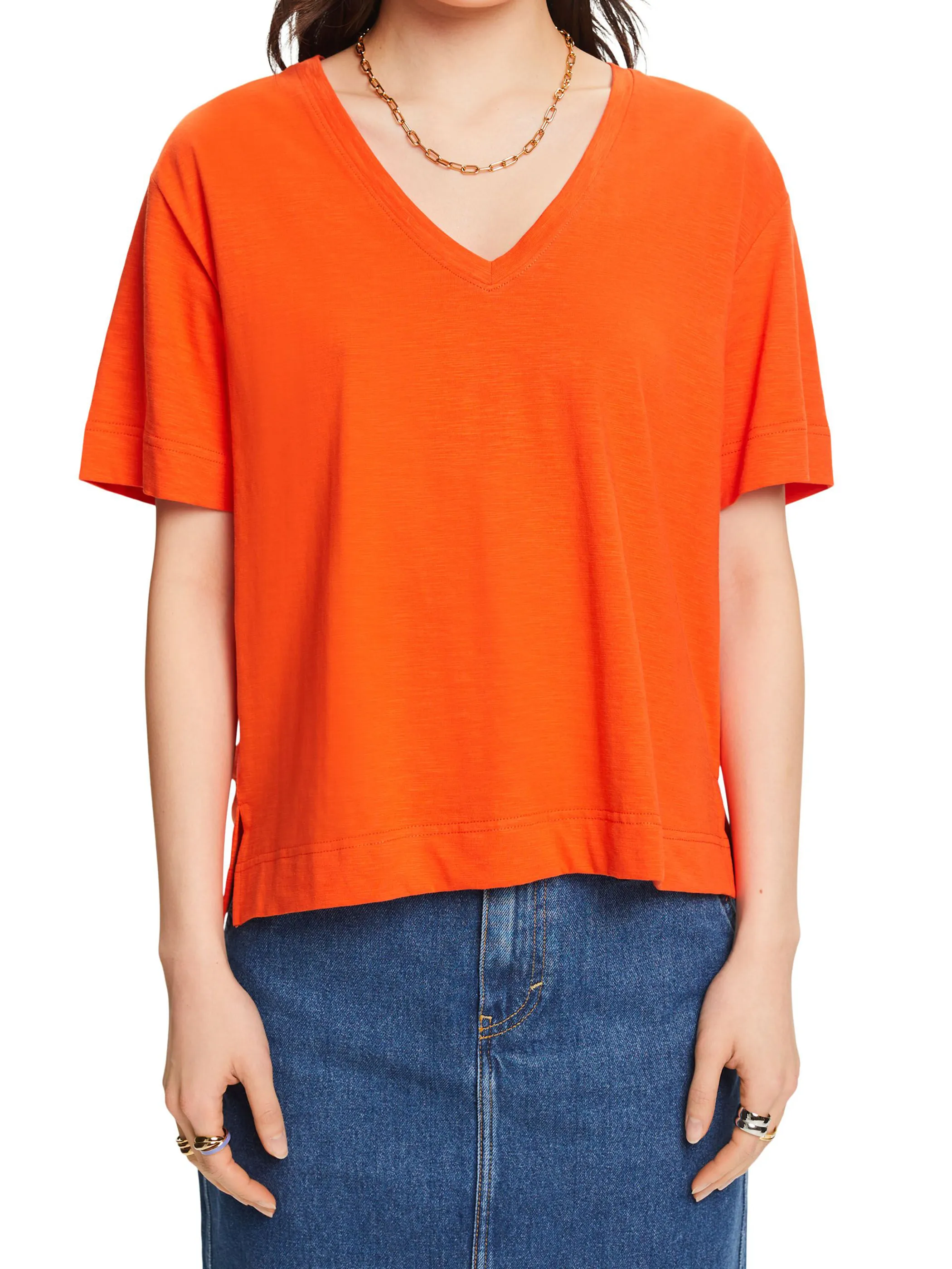 Esprit 034EE1K327 SG-034EE1K327 tshirt solid Orange 893042 E880 4 Esprit 034EE1K327 SG-034EE1K327 tshirt solid Orange 893042 E880 4