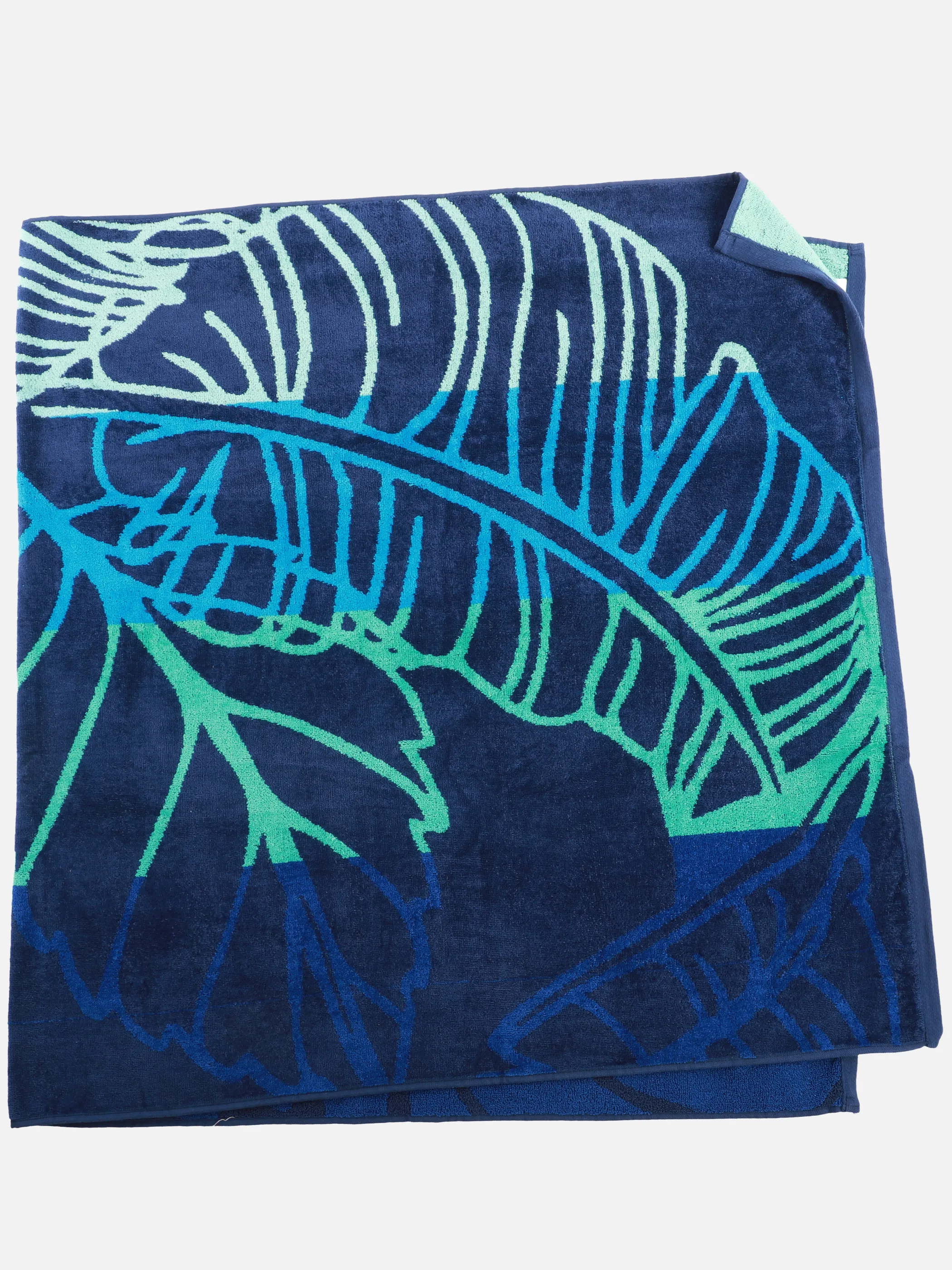 Dream House Strandtuch Blatt Blau 928624 BLAU 1