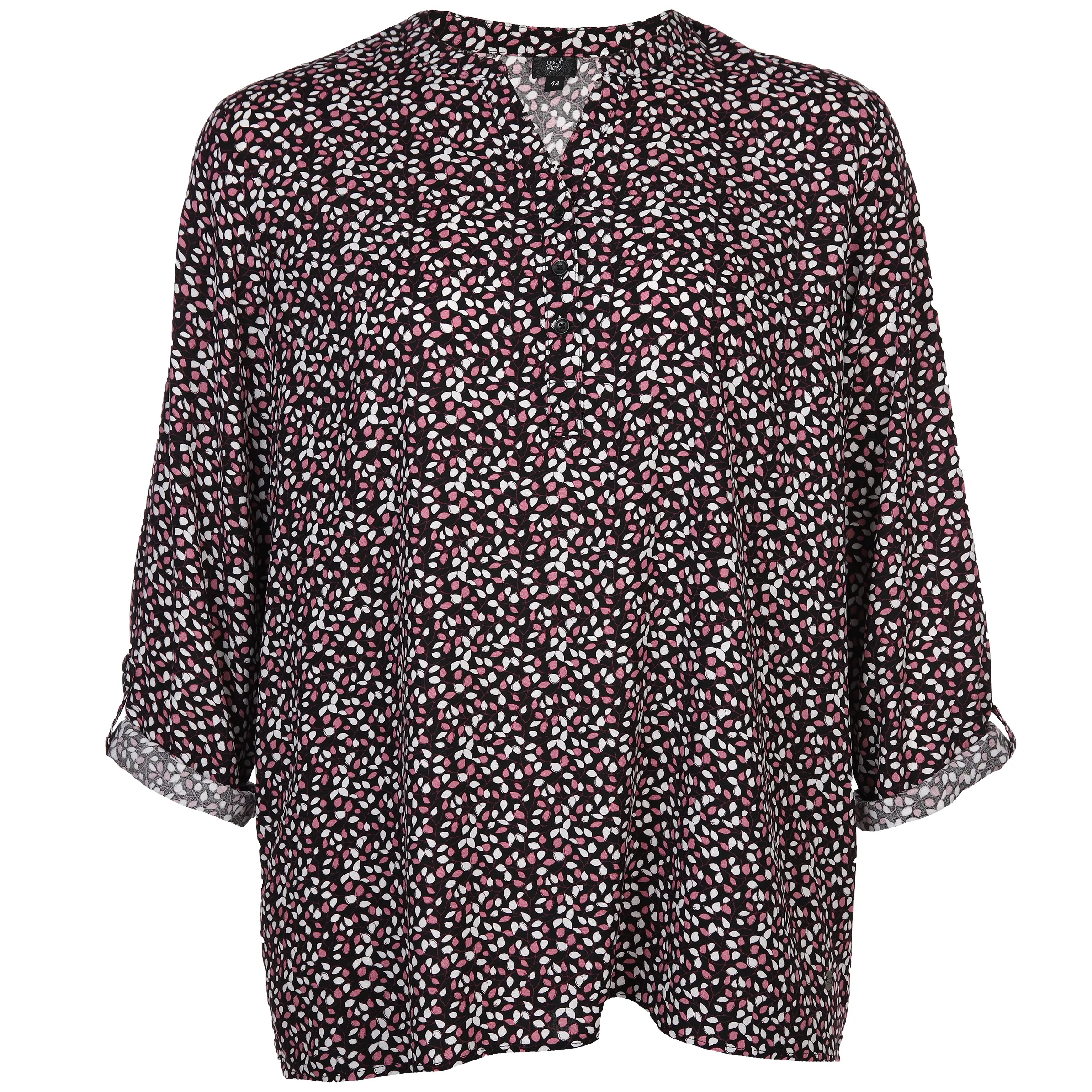 Sonja Blank Da-gr.Gr. Bluse m. AOP Pink 881763 AOP2 1 Sonja Blank Da-gr.Gr. Bluse m. AOP Pink 881763 AOP2 1