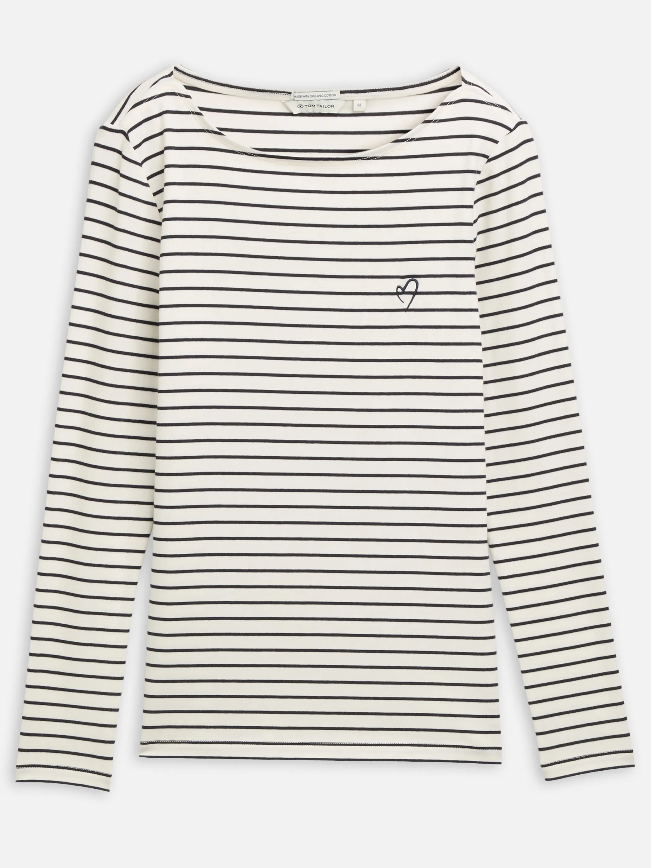 Tom Tailor 1051234 NOS T-Shirt striped boatneck Blau 926128 40354 2