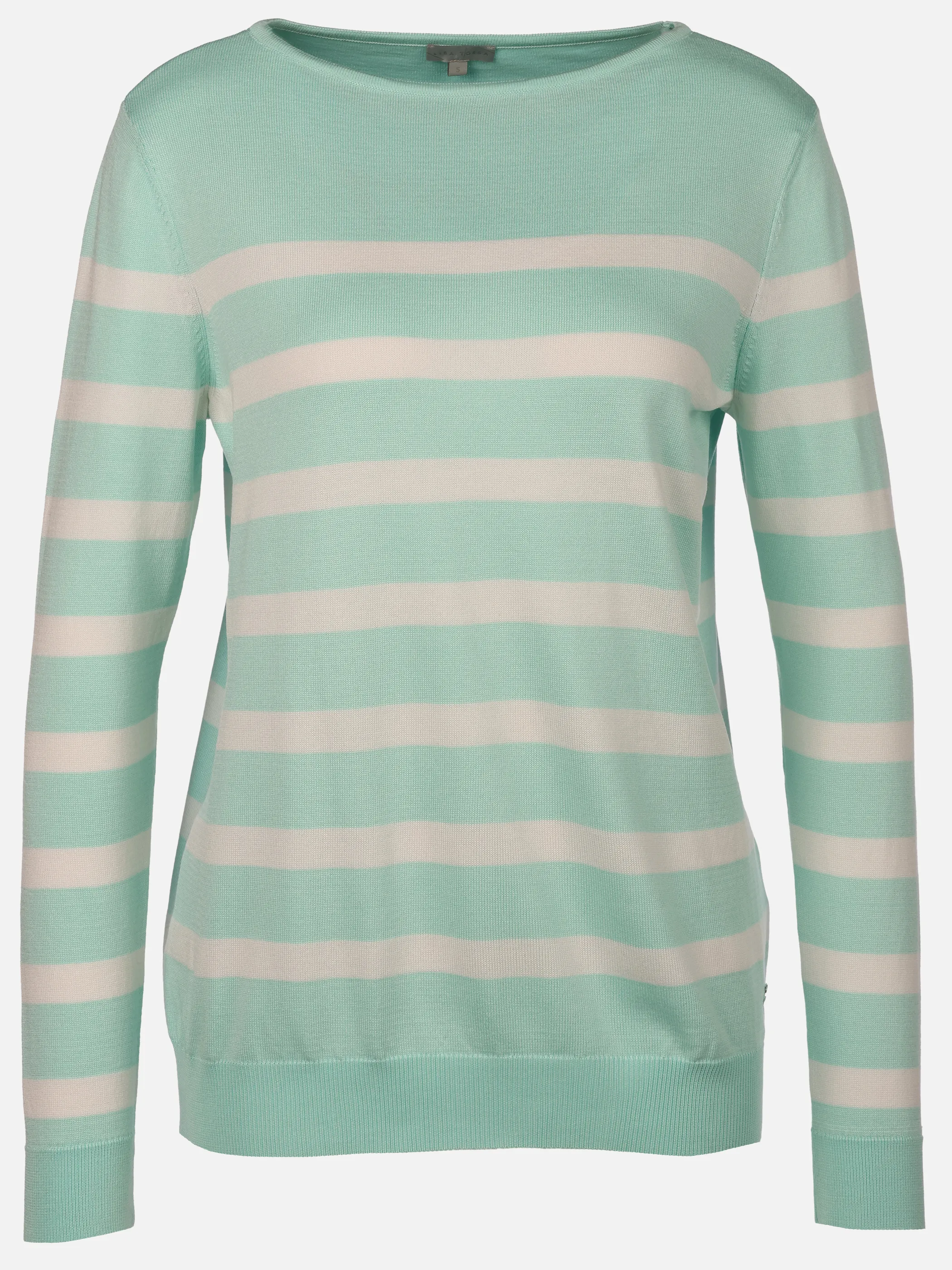 Lisa Tossa Da-Pullover m. Streifen Türkis 905463 MINT 1