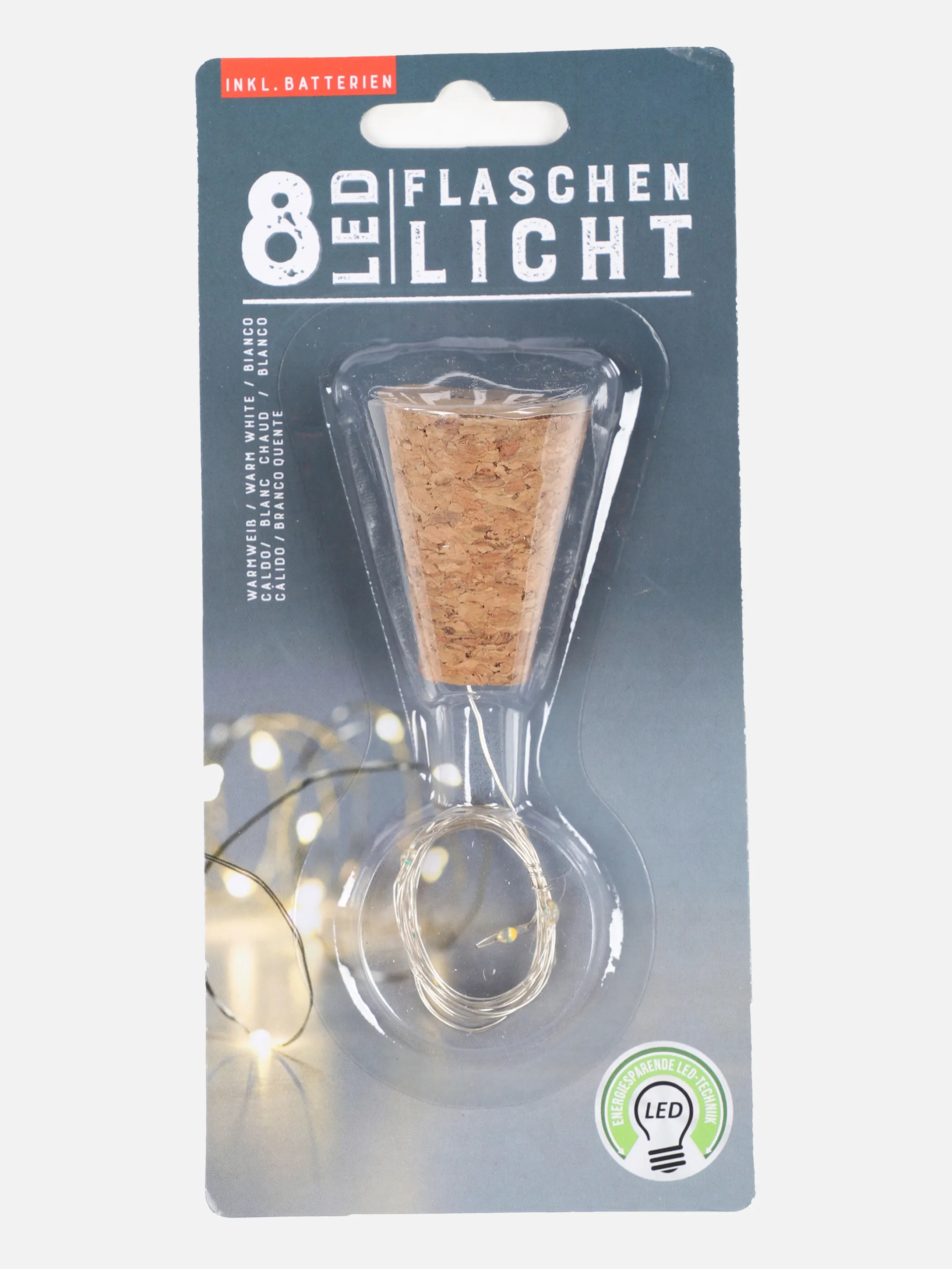 Deko Artikel Flaschenlicht 8 LED´s ca 75cm Weiß 867278 SONSTIGE 1