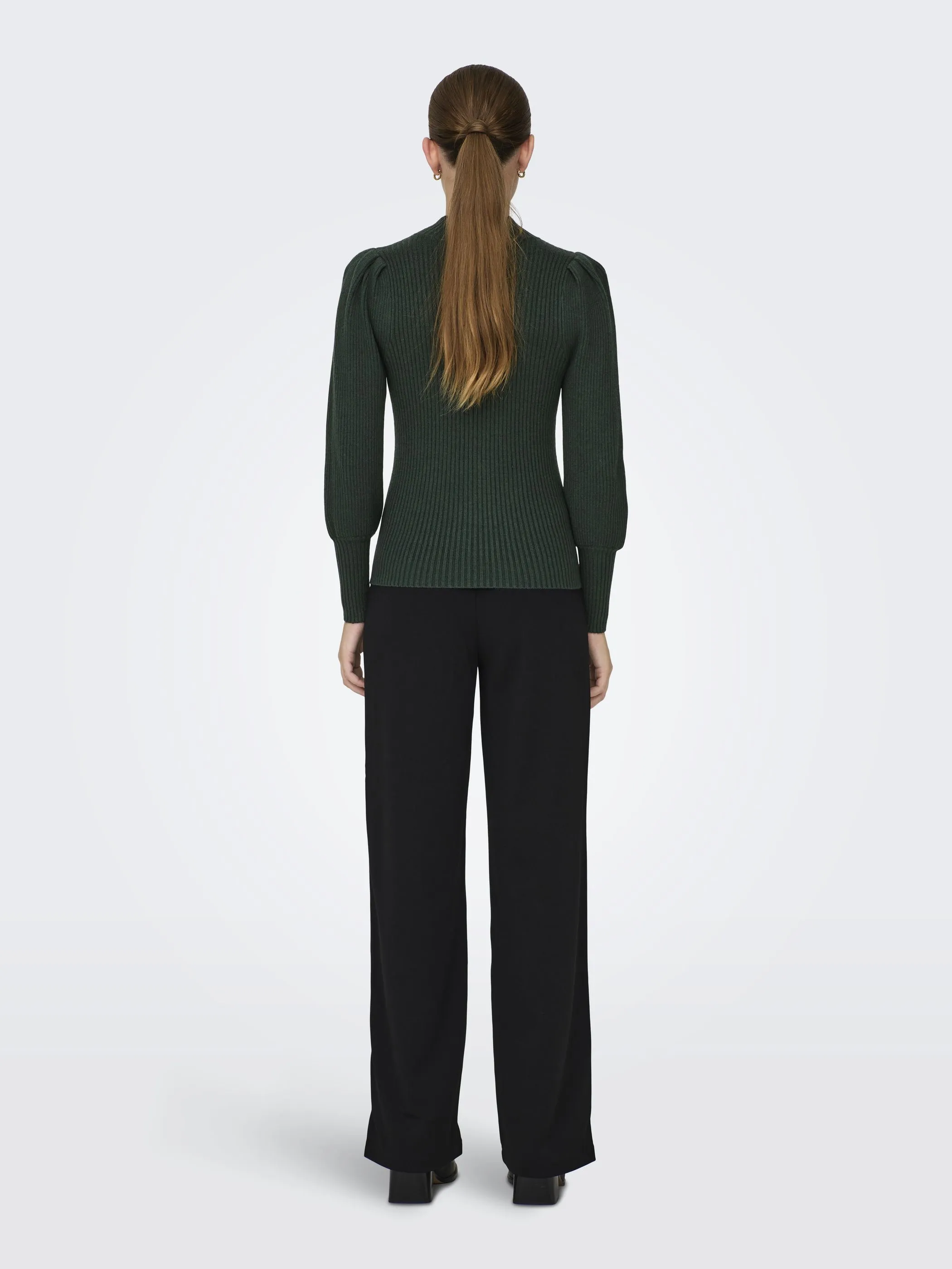 Only 15232494 ONLKATIA L/S HIGHNECK Grün 855061 193781 5