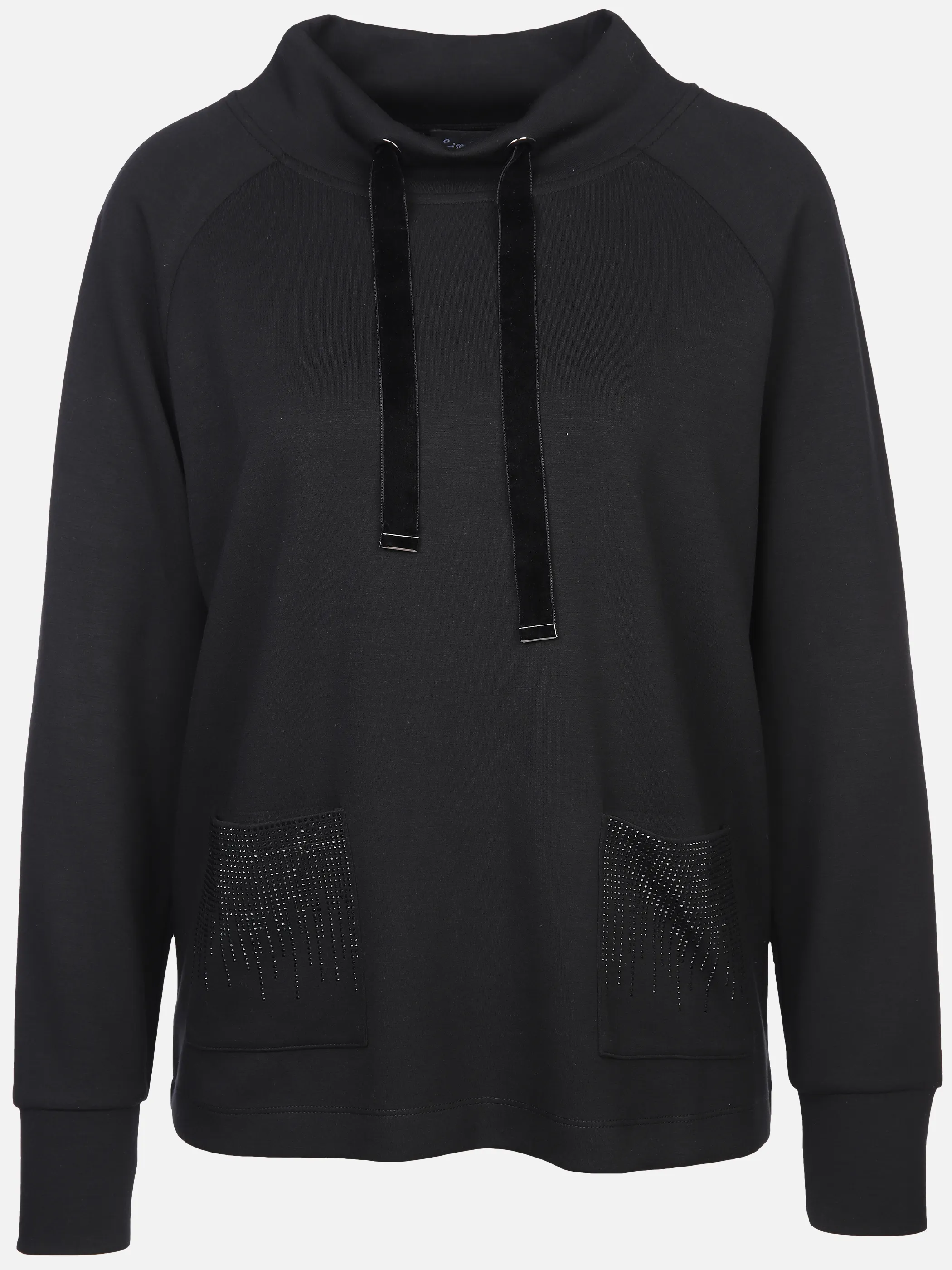 Lisa Tossa Da-Edelsweatshirt m.Stehkragen Schwarz 897682 SCHWARZ 1 Lisa Tossa Da-Edelsweatshirt m.Stehkragen Schwarz 897682 SCHWARZ 1