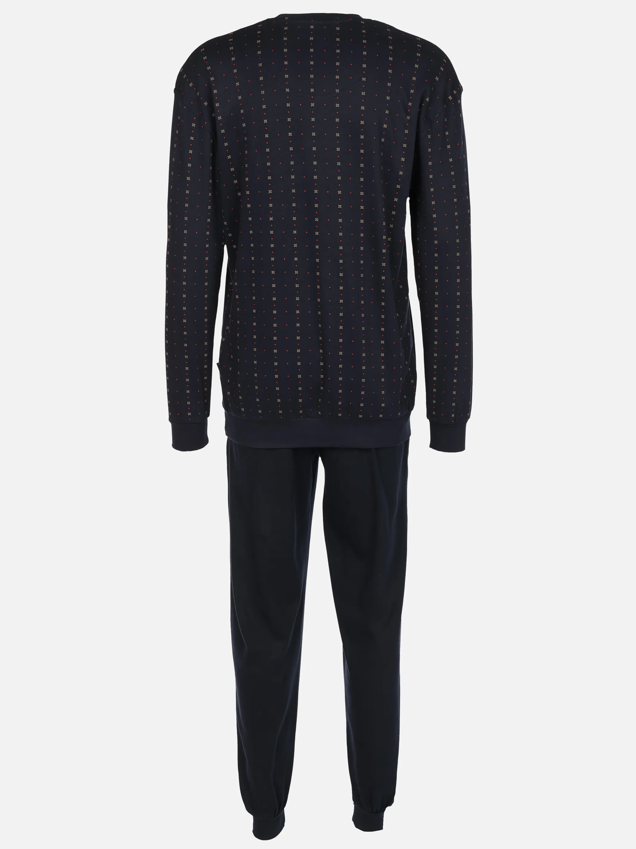 Götzburg 452347/7308 He-Pyjama, Rundhal Blau 915487 636 2