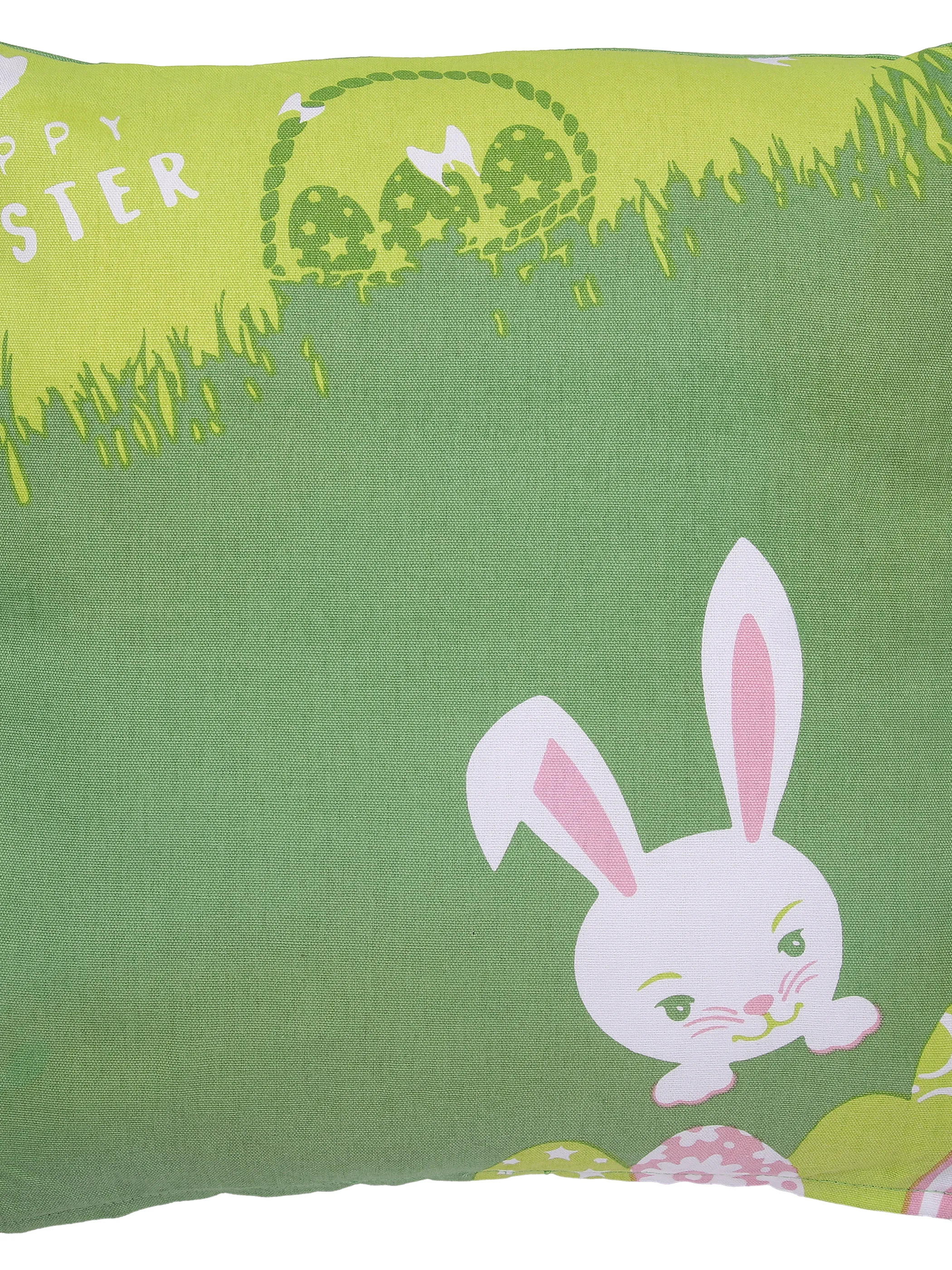 Ostern Deko Kissen 45x45cm uni mit Dr Grün 853708 DARK GREEN 1 Ostern Deko Kissen 45x45cm uni mit Dr Grün 853708 DARK GREEN 1
