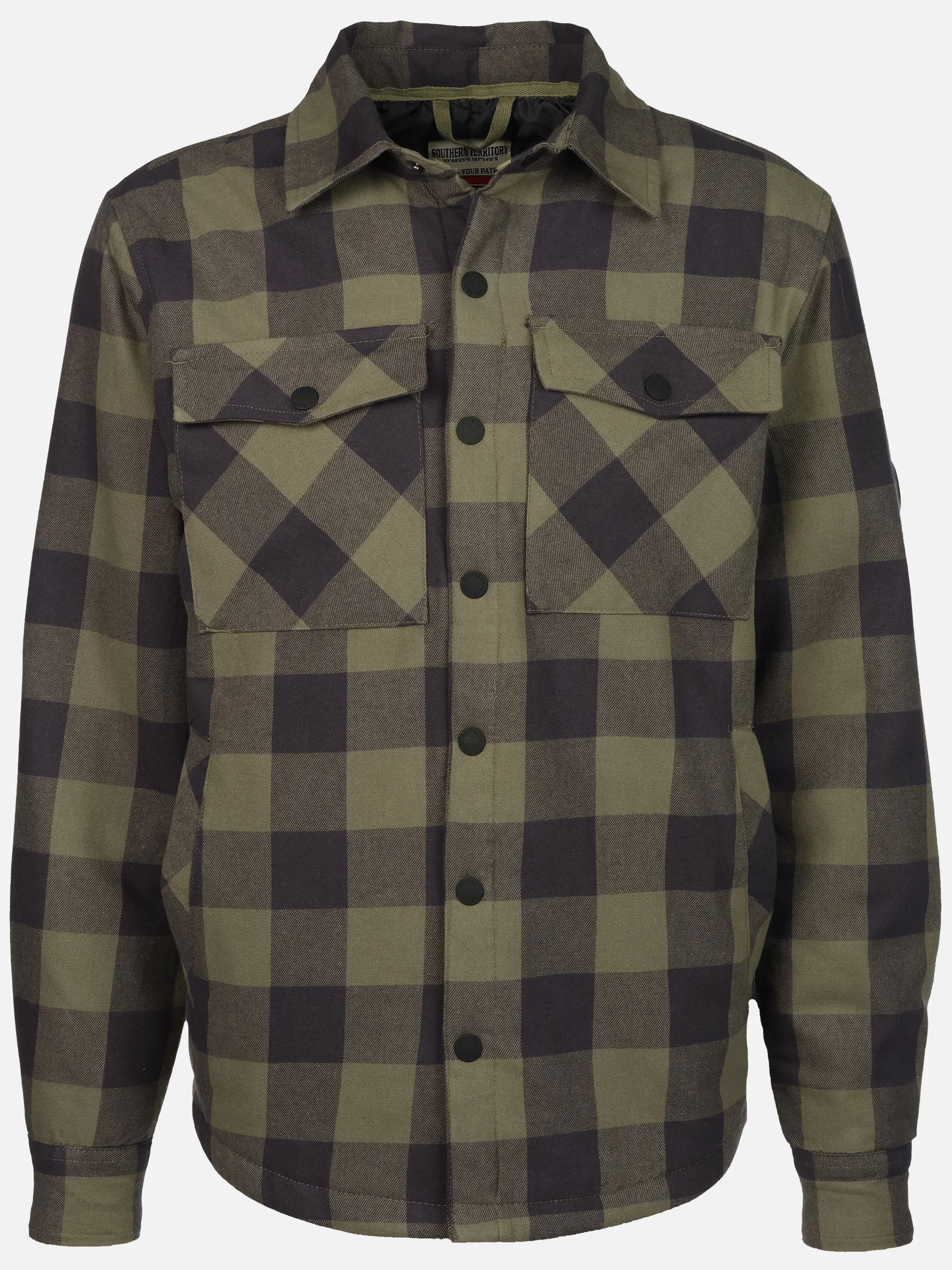 Southern Territory He. Overshirt padded Oliv 917716 4410 1