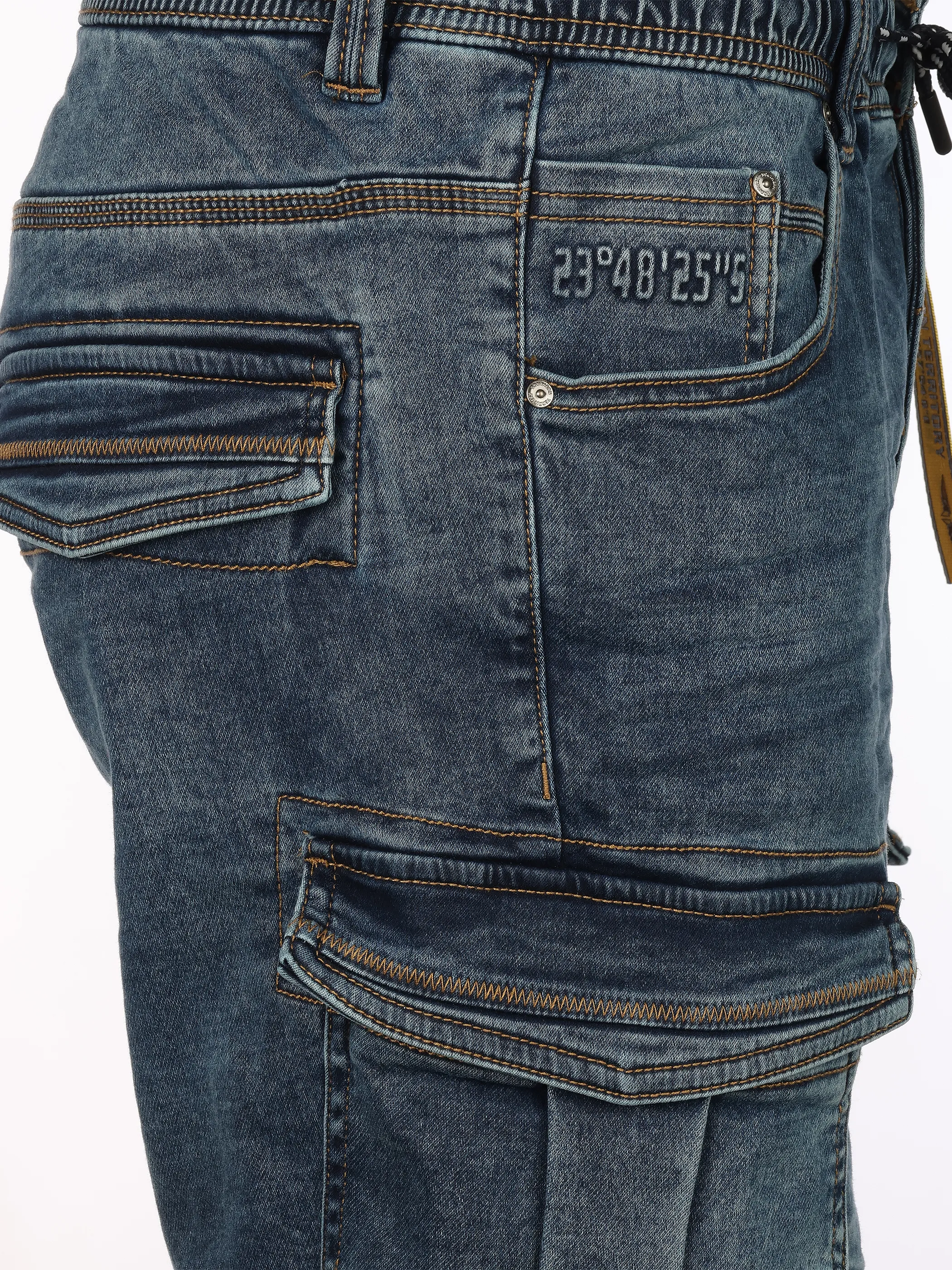 Southern Territory He. Cargodenimshorts relax Blau 924979 LT DENIM 4