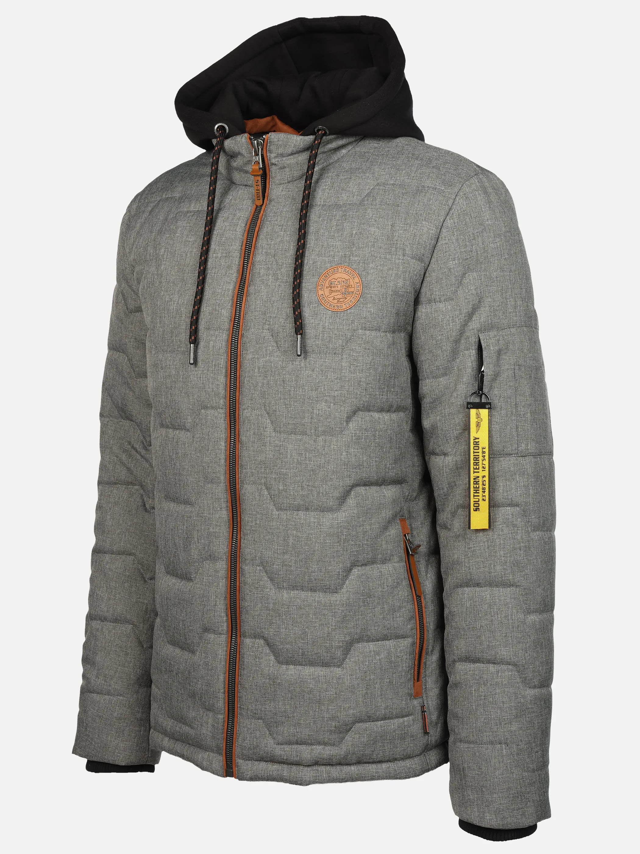Southern Territory He. Steppjacke melange Silber 912700 SILVER 3