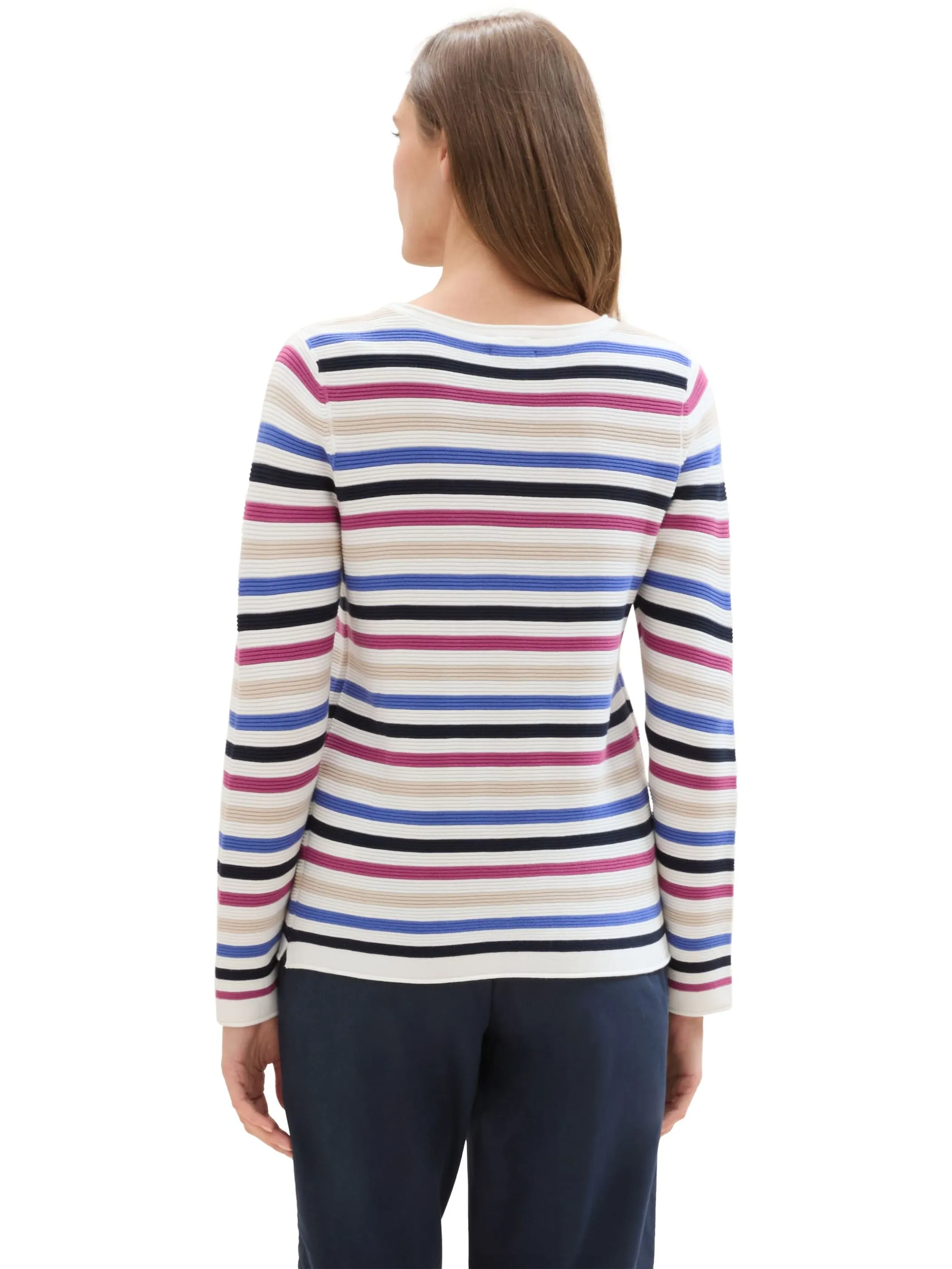Tom Tailor 1016350 NOS sweater new ottoma Bunt 827729 36208 2
