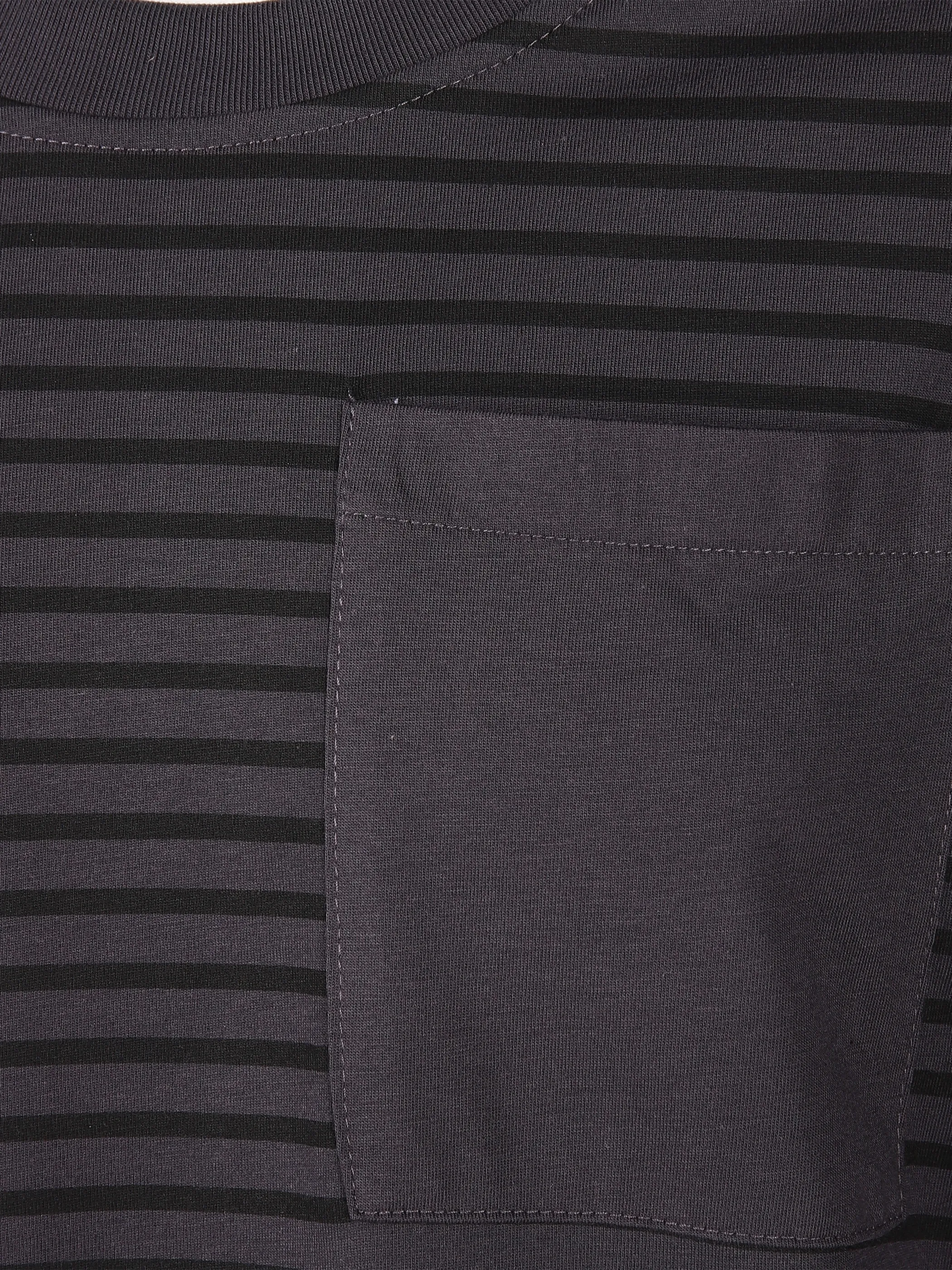 Sergio Maldini He-Schlafanzug - gestreift Grau 840789 GRAU/ANTHR 3