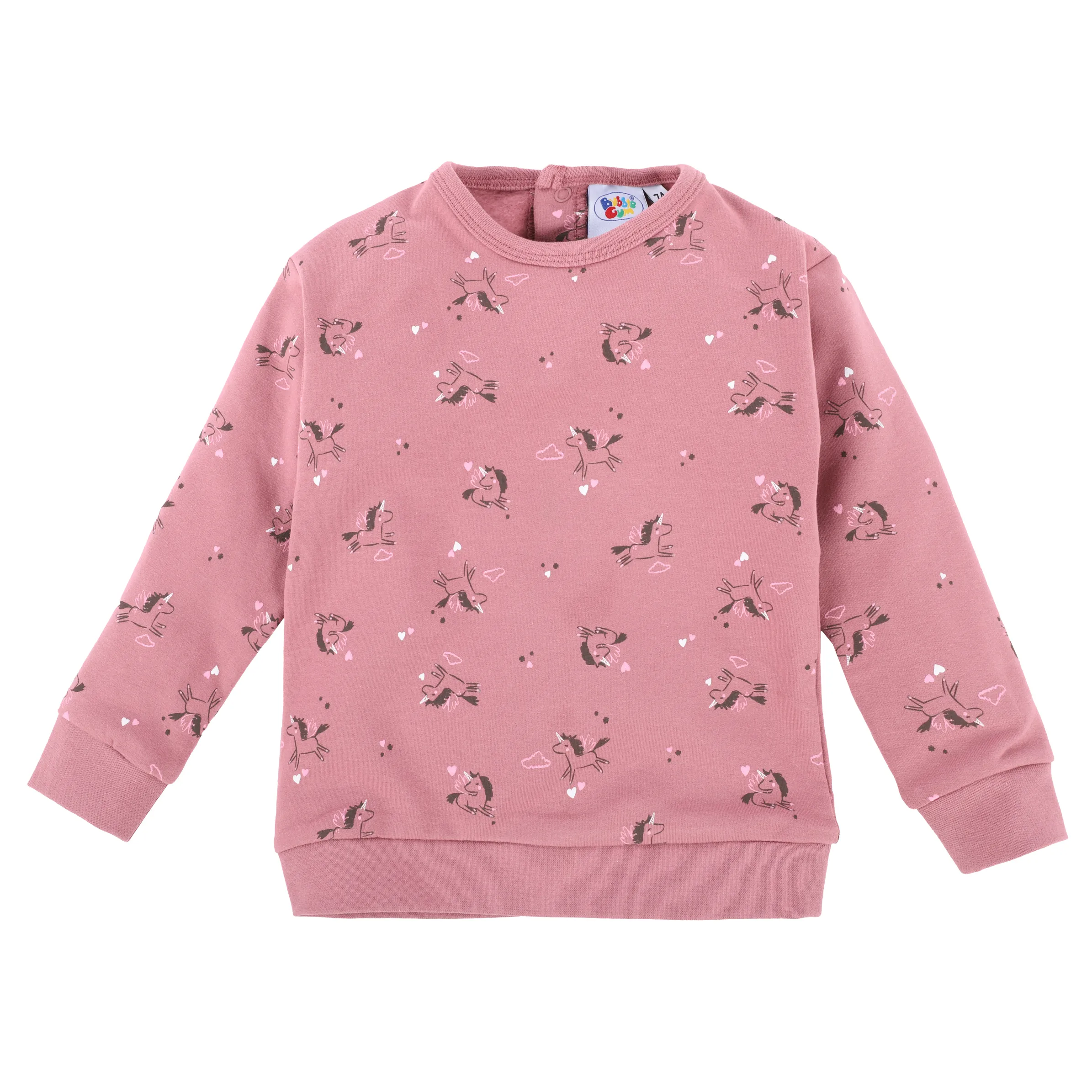 Bubble Gum BG Sweatshirt mit AOP in rosa Rosa 889921 ROSA 1 Bubble Gum BG Sweatshirt mit AOP in rosa Rosa 889921 ROSA 1