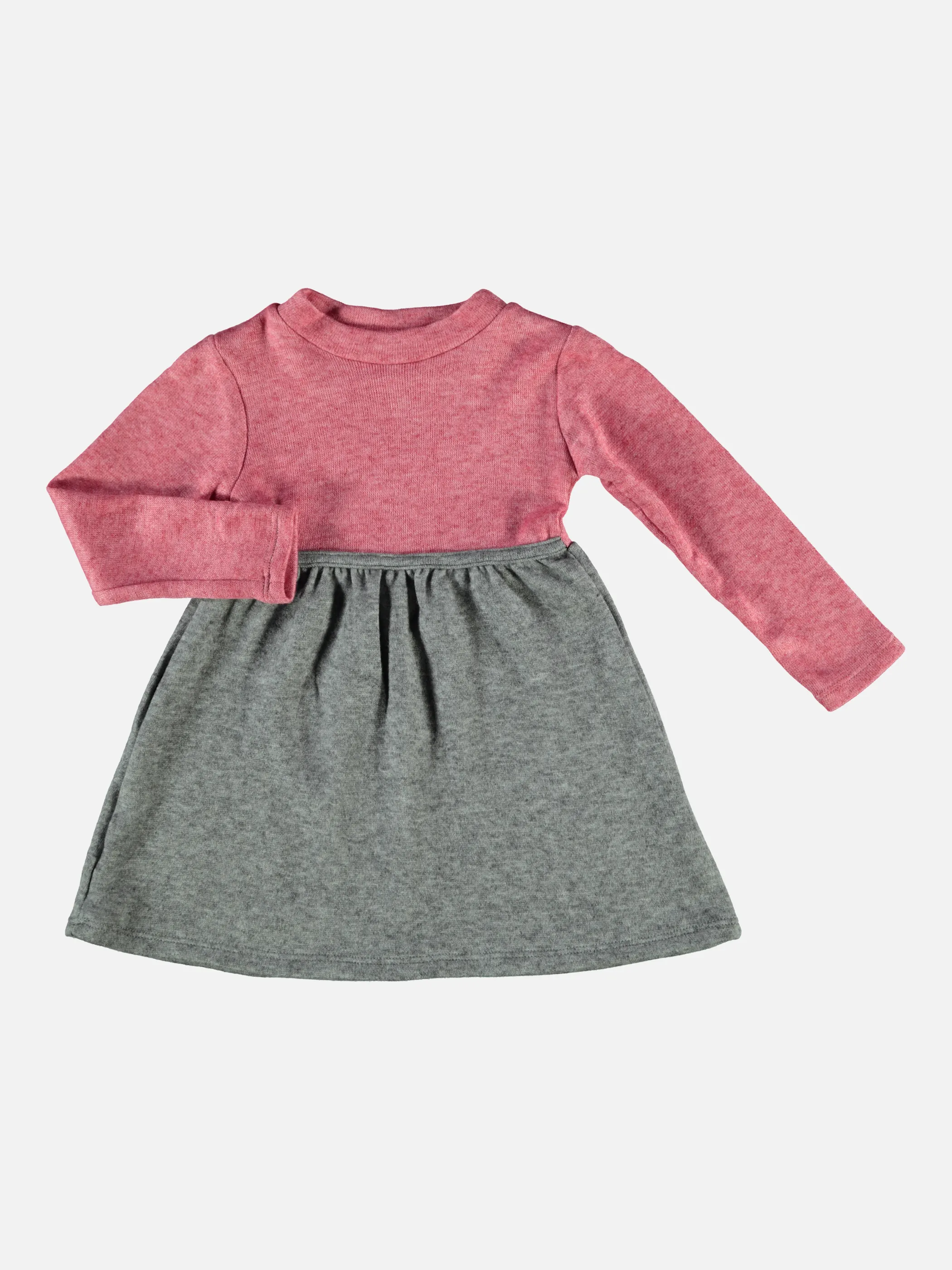 Stop + Go Mädchen Longsleeve Strickkleid Pink 851243 PINK/GRAU 1 Stop + Go Mädchen Longsleeve Strickkleid Pink 851243 PINK/GRAU 1
