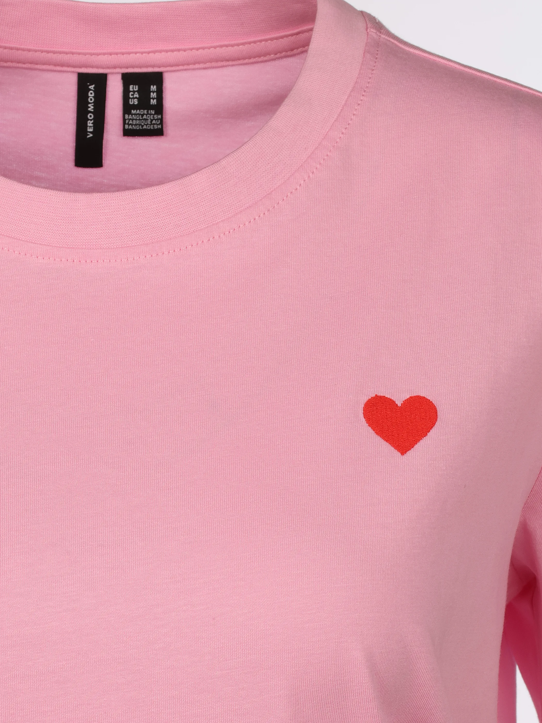 Vero Moda 10316991 VMPAULINA SS T-SHIRT Pink 913155 290741005 3