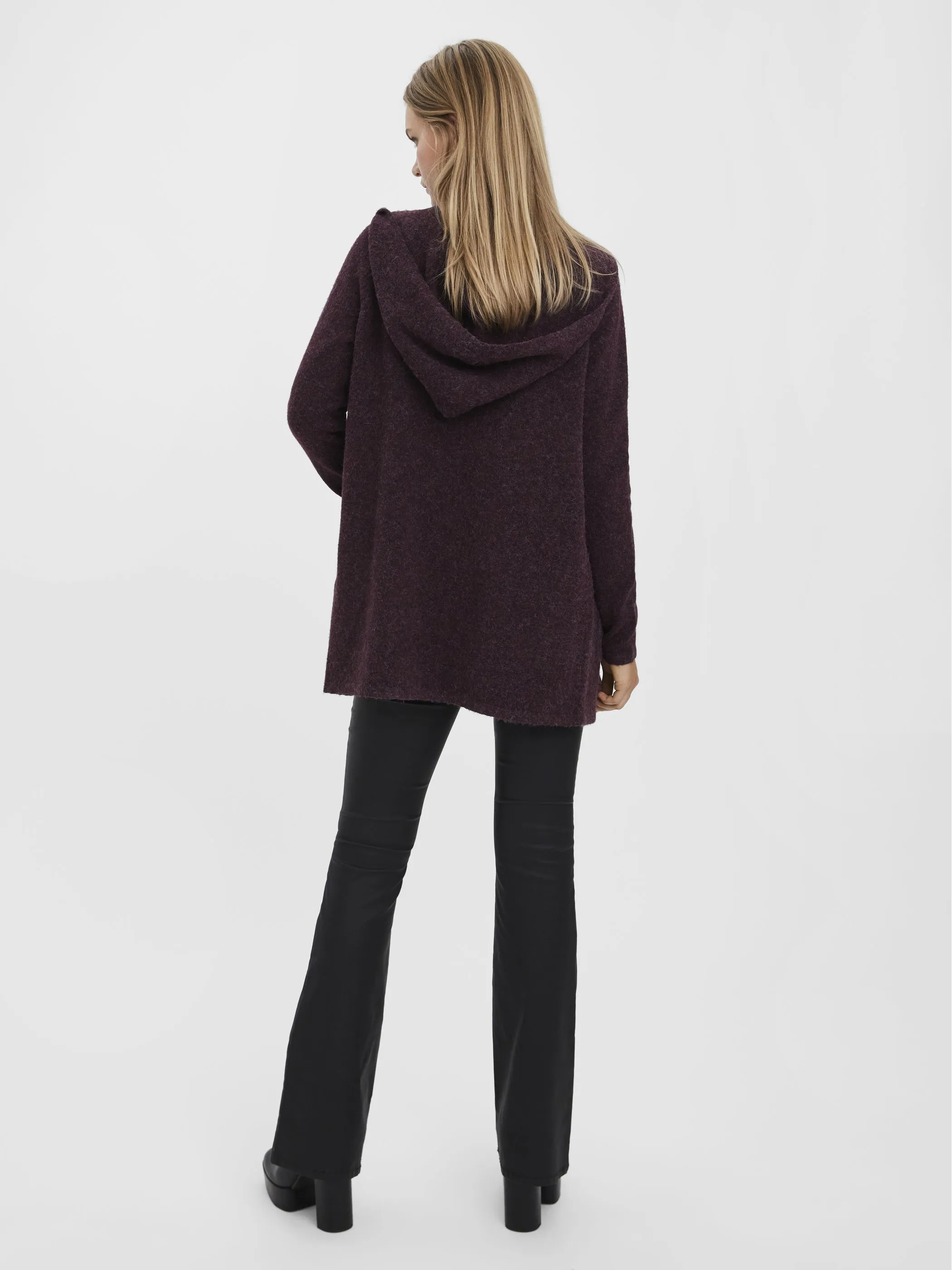 Vero Moda 10235948 VMDOFFY LS OPEN HOOD Rot 837728 186320001 2