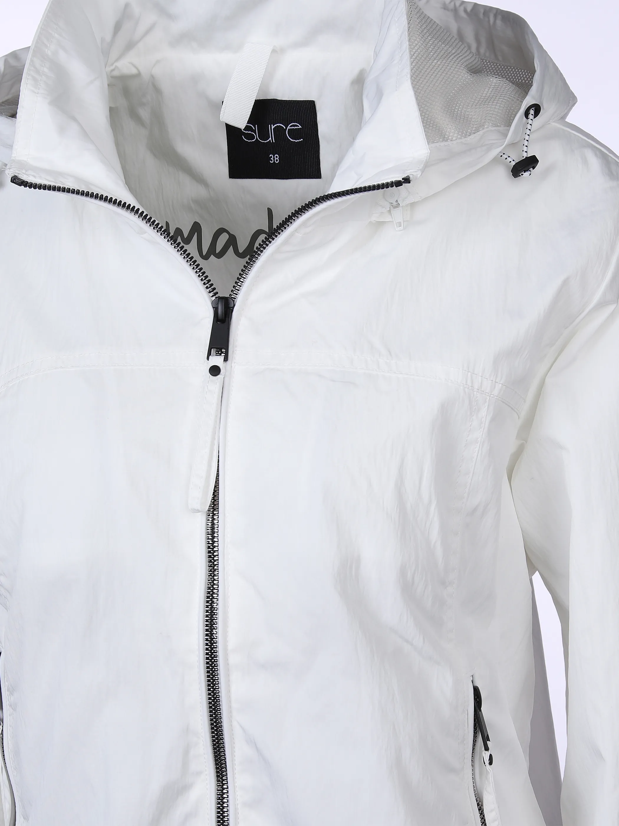 Sure Da-Blouson m.Kapuze sportiv Weiß 872212 WEIß 3
