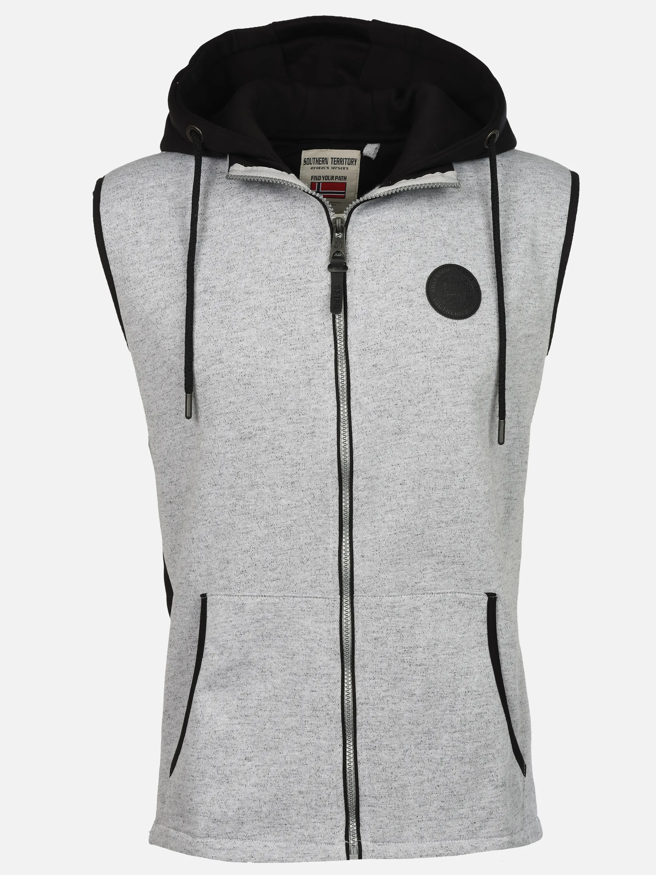 Southern Territory He. Sweatweste RV Bikerstyle Grau 931977 GREY 1