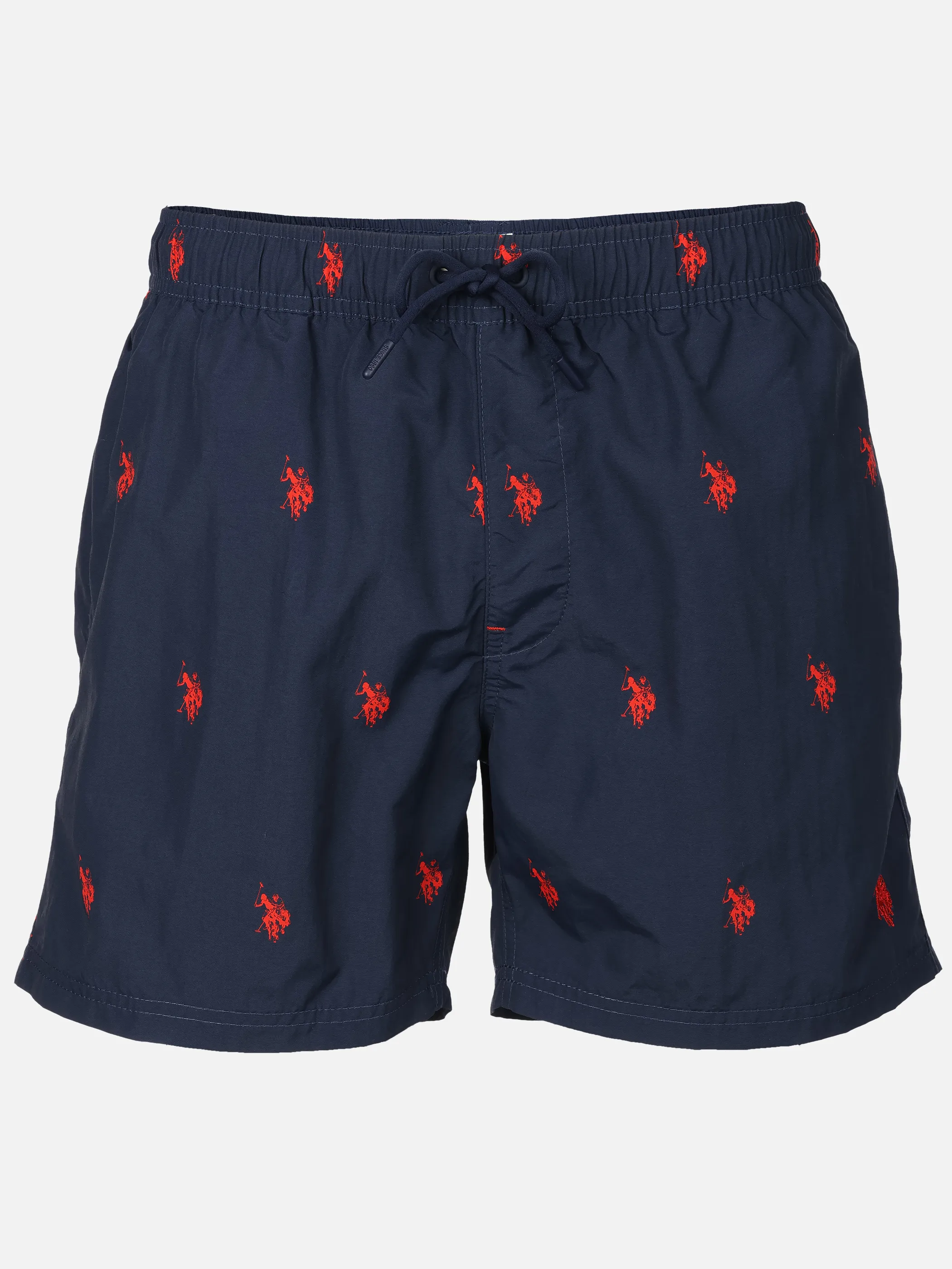 U.S. Polo Assn. He. Badeshorts allover Reiter Blau 924152 NAVY 1