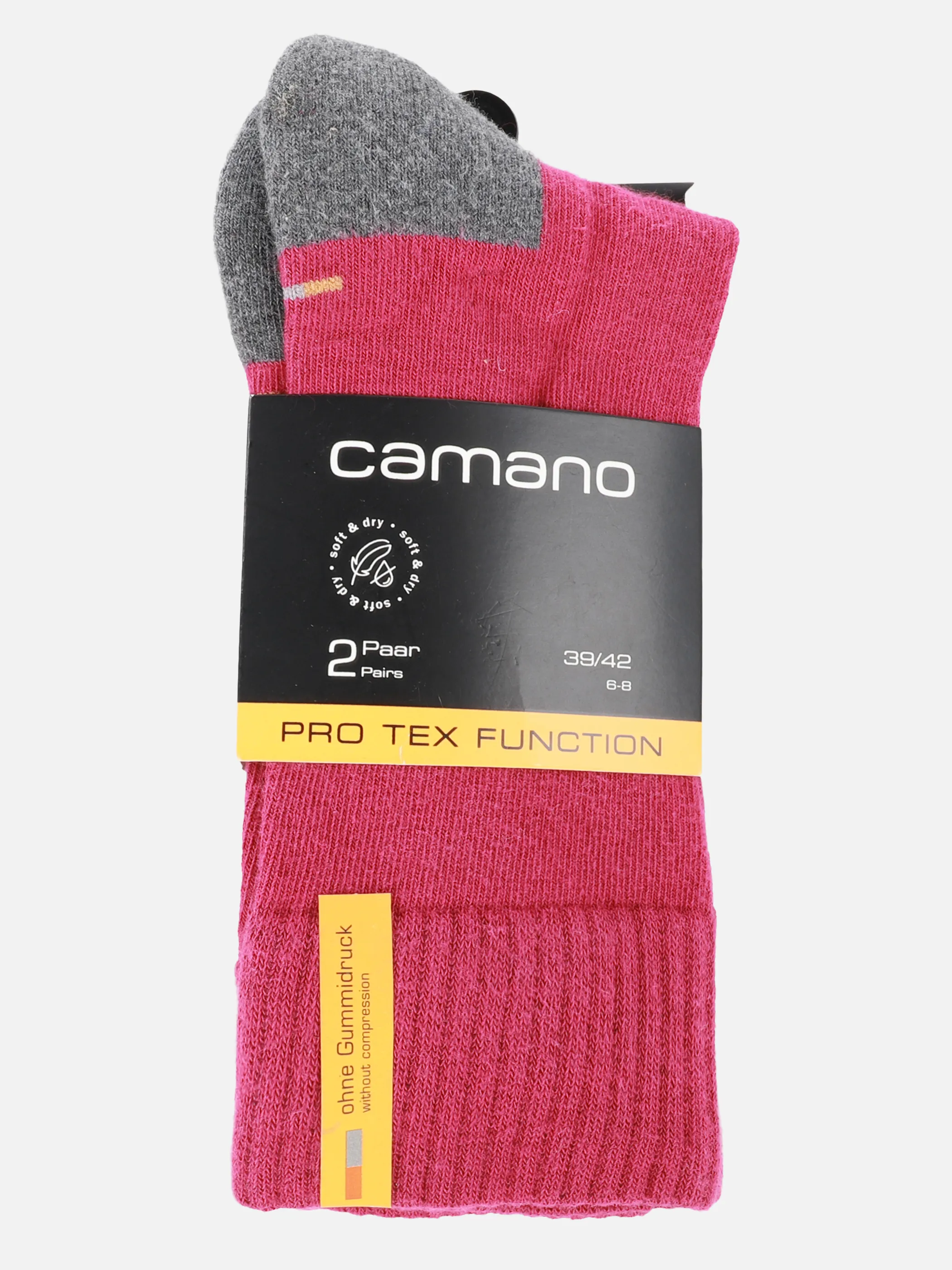 Camano 000005942 Pro Tex Funktions Socken 2er Rot 809767 4710 3