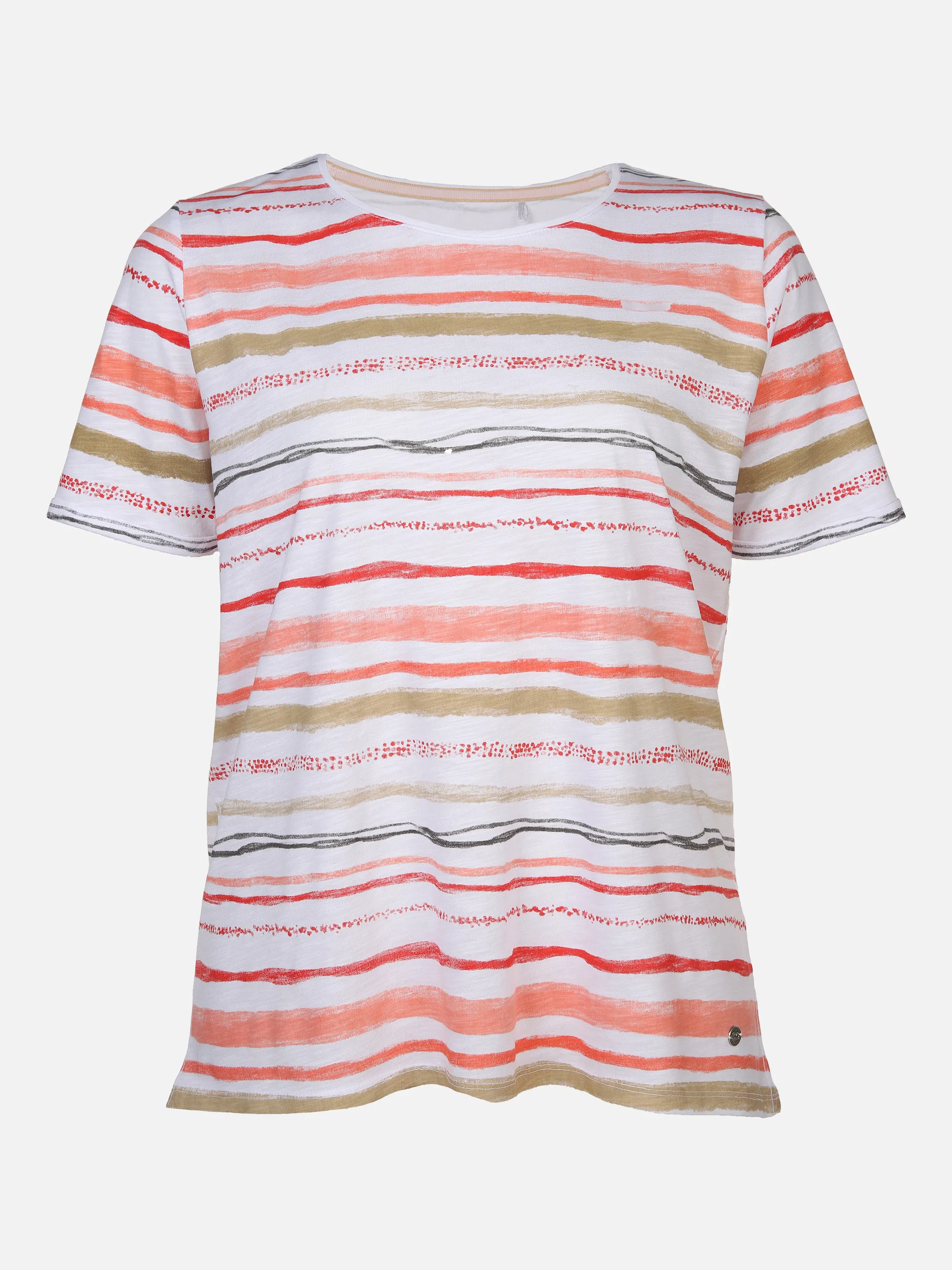 Sonja Blank Da-gr.Gr.T-Shirt m.Alloverprin Rot 873542 KORALLE GE 1 Sonja Blank Da-gr.Gr.T-Shirt m.Alloverprin Rot 873542 KORALLE GE 1