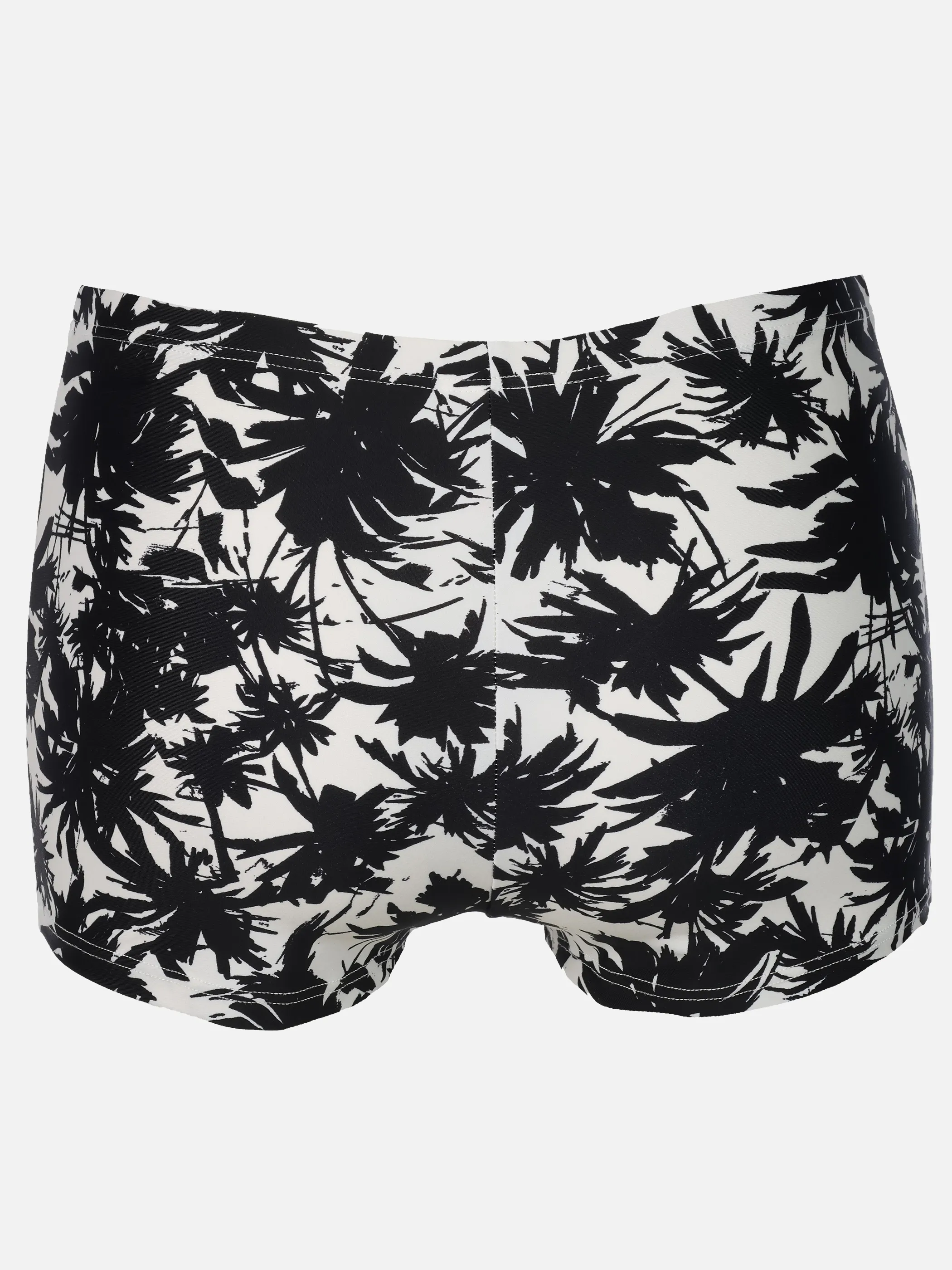 Grinario Sports Da-Bikini Shorts, AOP Palmen Schwarz 922587 BLACK/WHIT 2