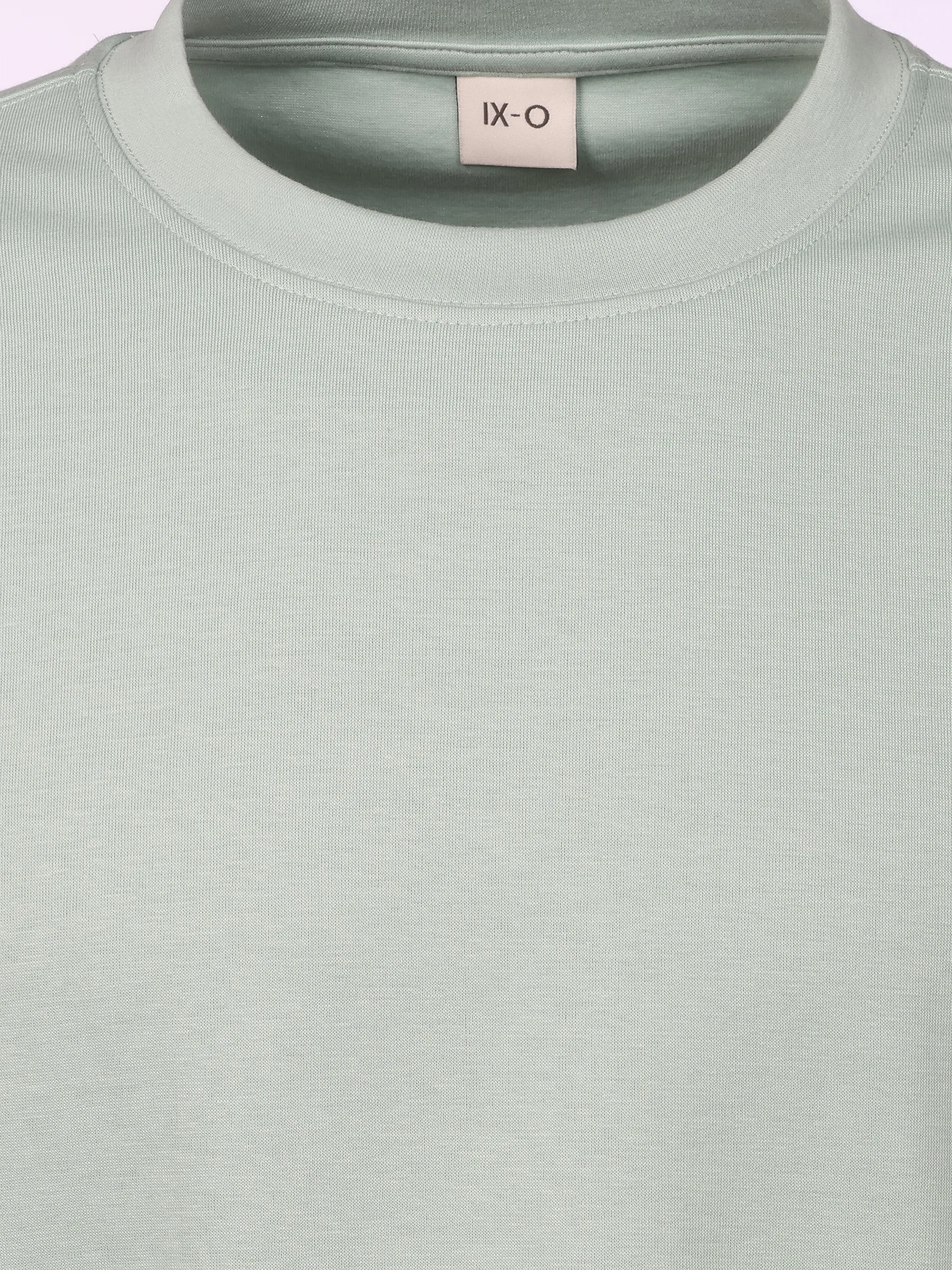 IX-O He.- eng anliegendes T-Shirt mit Rundhalsausschnit Grün 922760 MINT 3