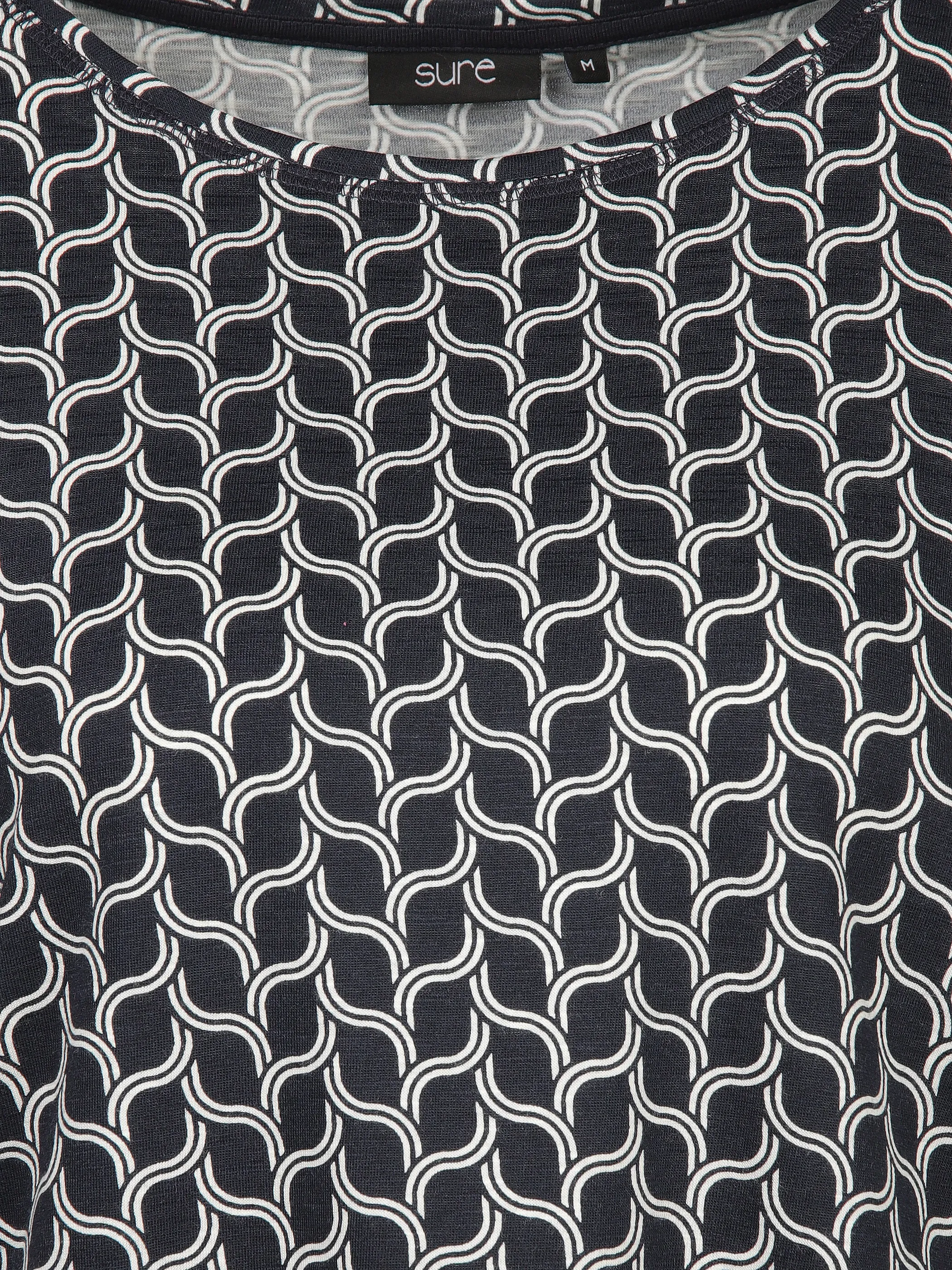 Sure Da-T-Shirt m. Print Grün 913180 SAPHIRE 3
