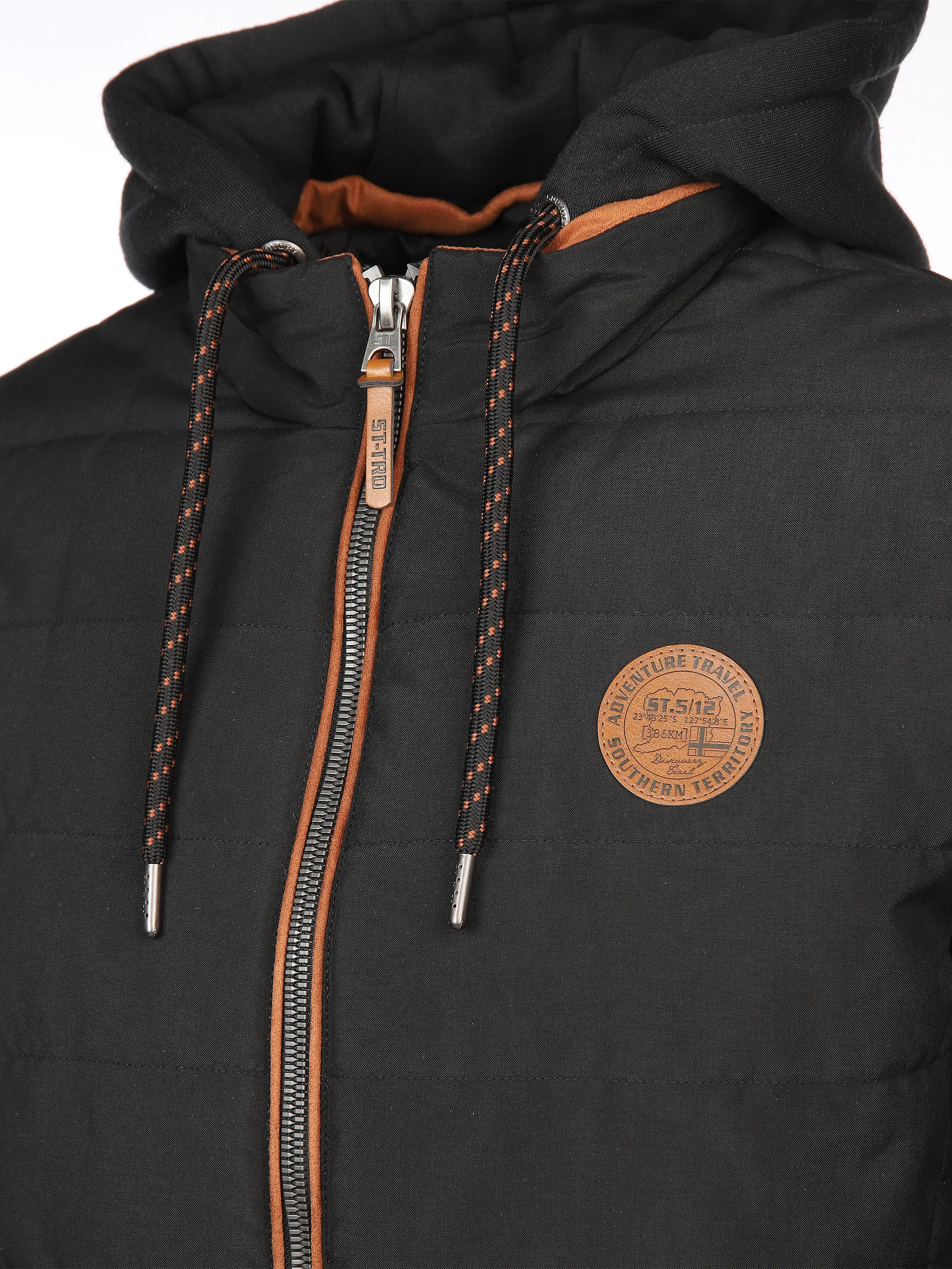 Southern Territory He. Steppjacke melange Schwarz 880529 SCHWARZ 4