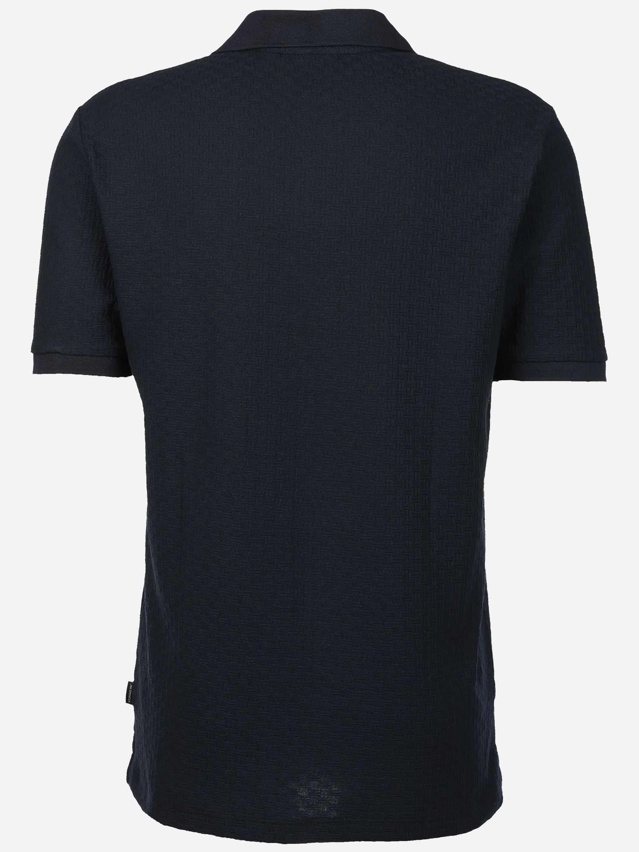 Jim Spencer He. Poloshirt 1/2 Arm Struktur Blau 922563 NAVY 2