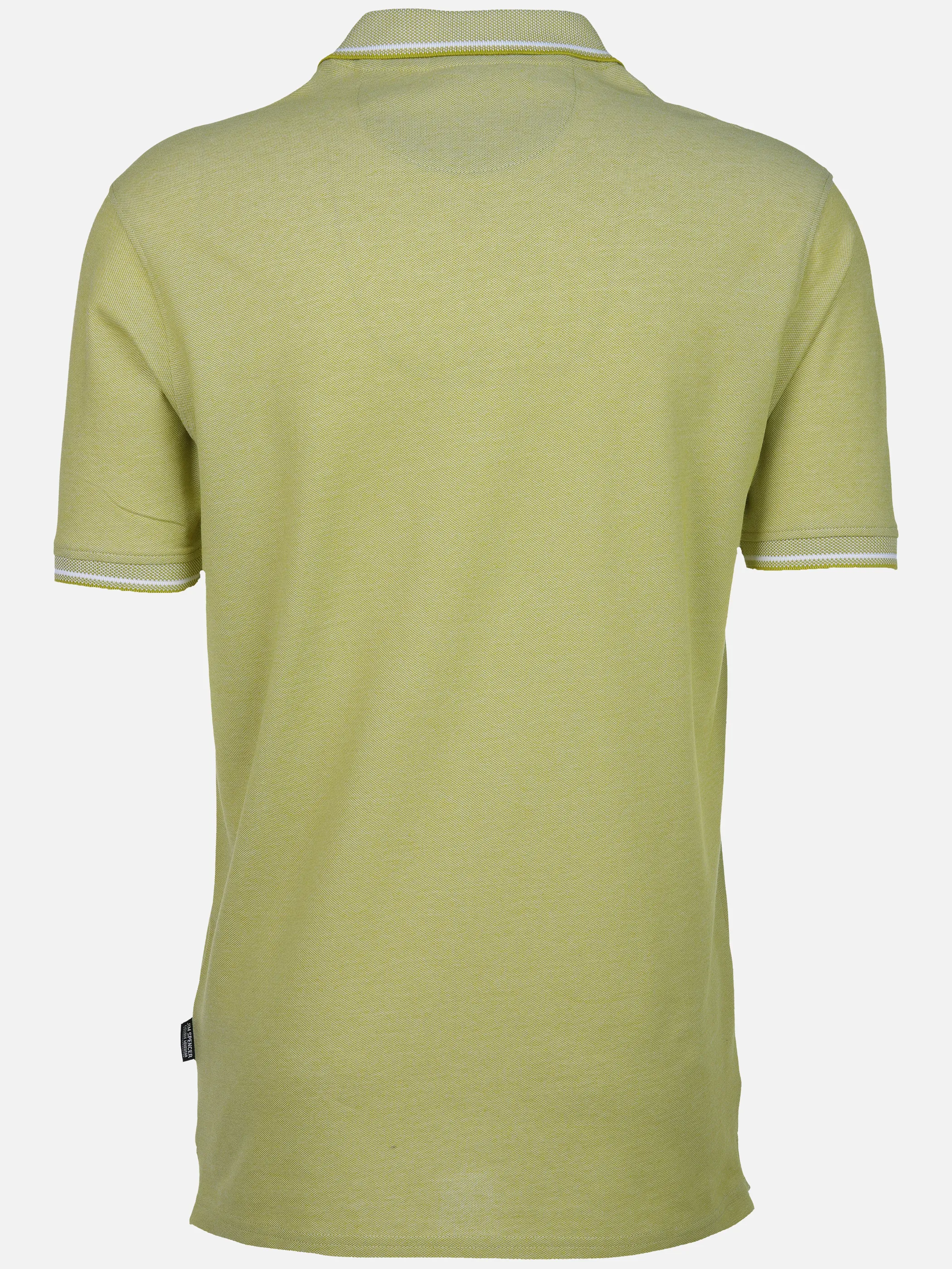 Jim Spencer He. Poloshirt 1/2 Arm twisted RV Gelb 893240 LEMON 2