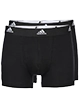 Schwarze Herren-Boxershorts mit elastischem Bund und Logo